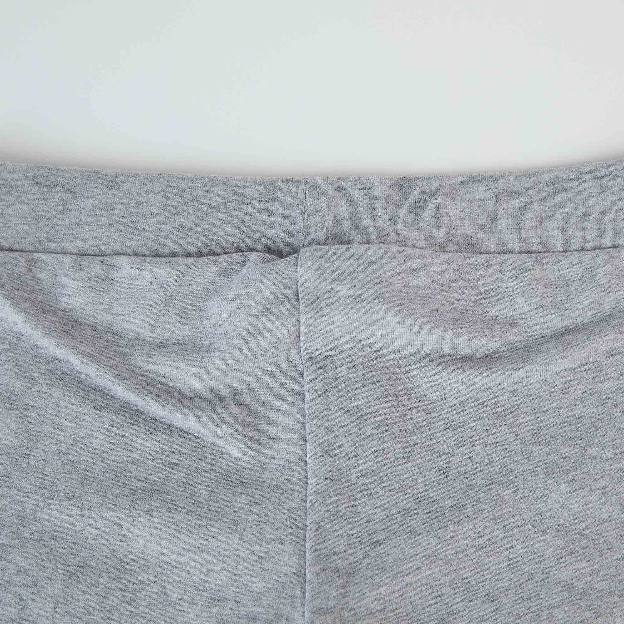 Girls Grey Logo Cotton Leggings