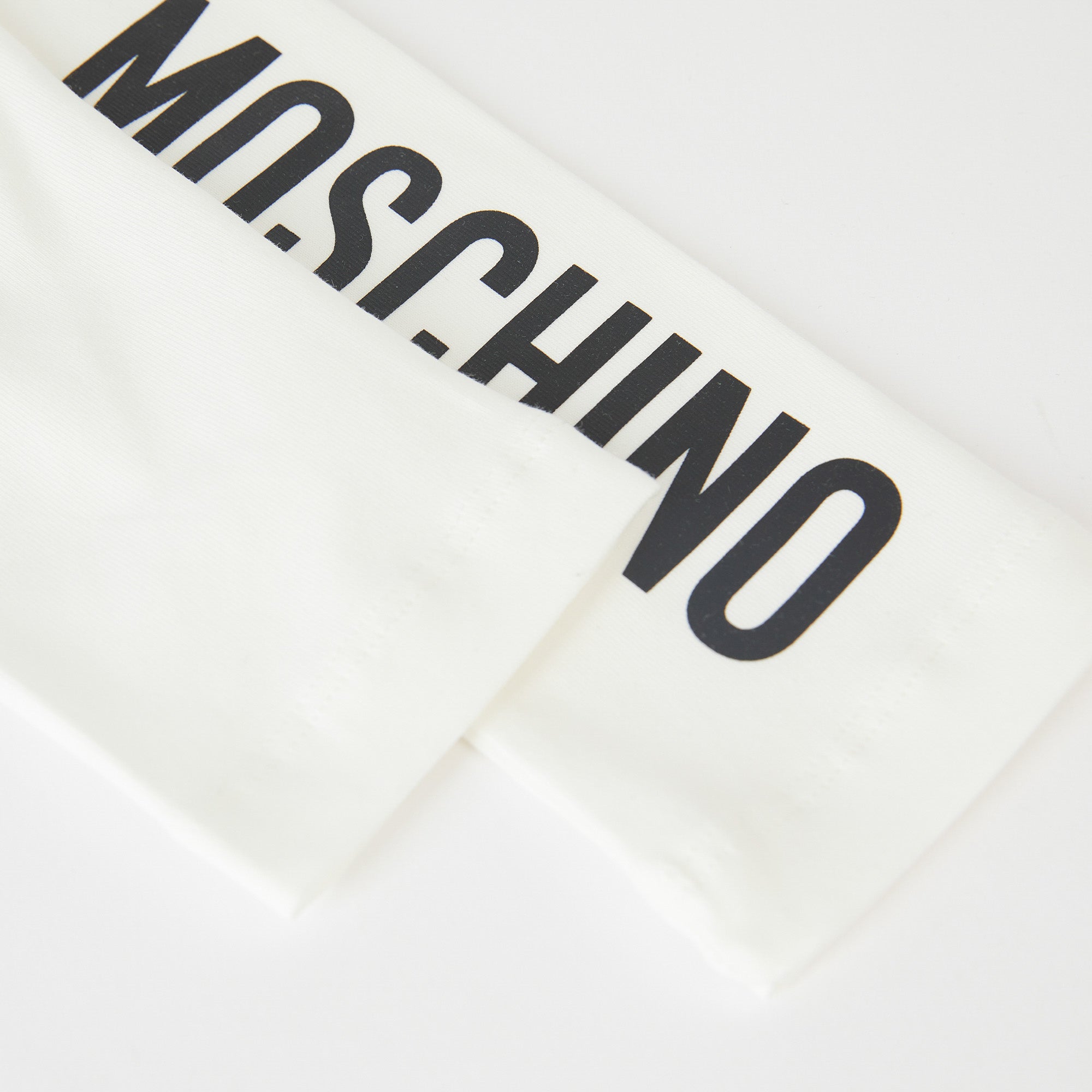 Baby Girls White Logo Cotton Leggings