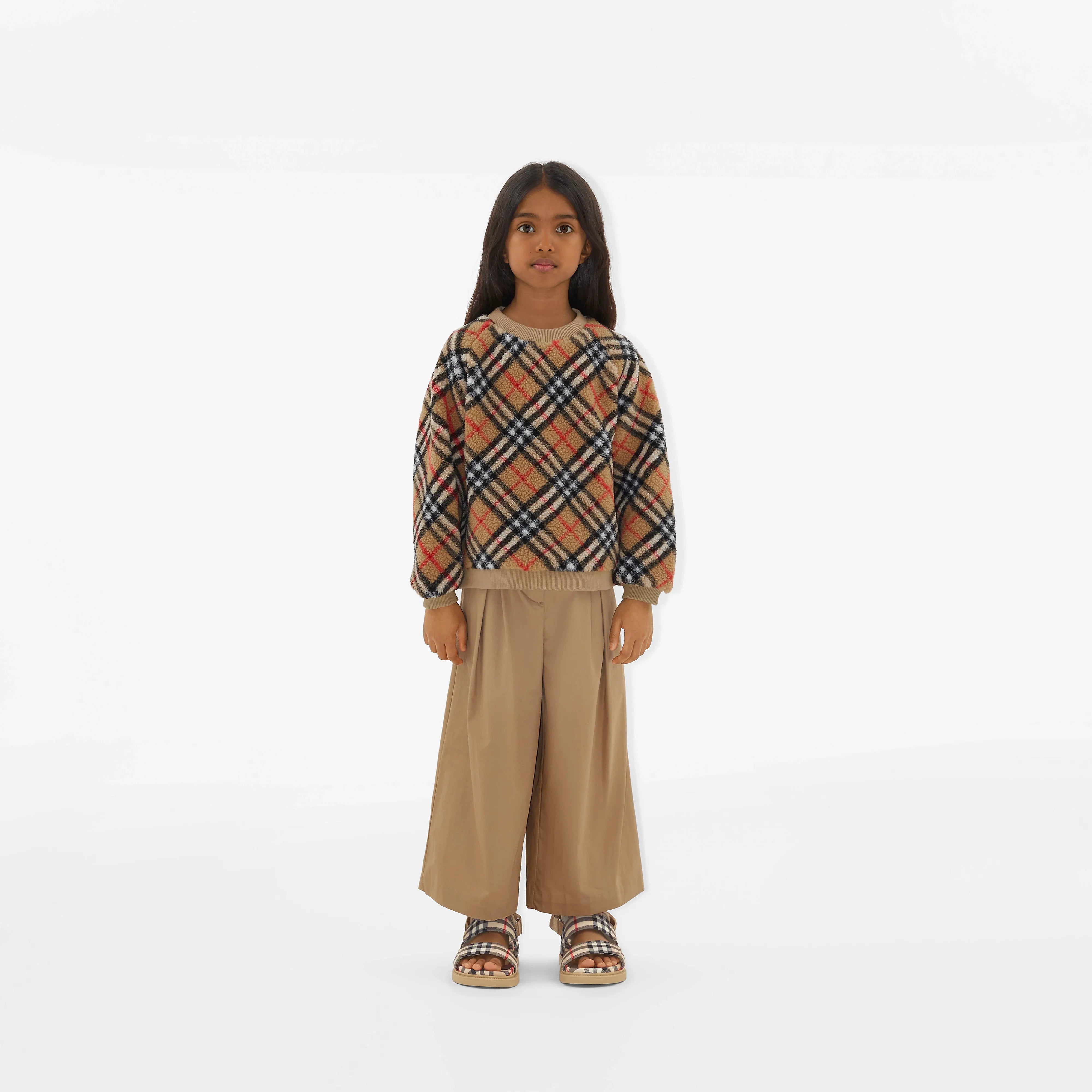 Girls Hermia Trousers in Beige