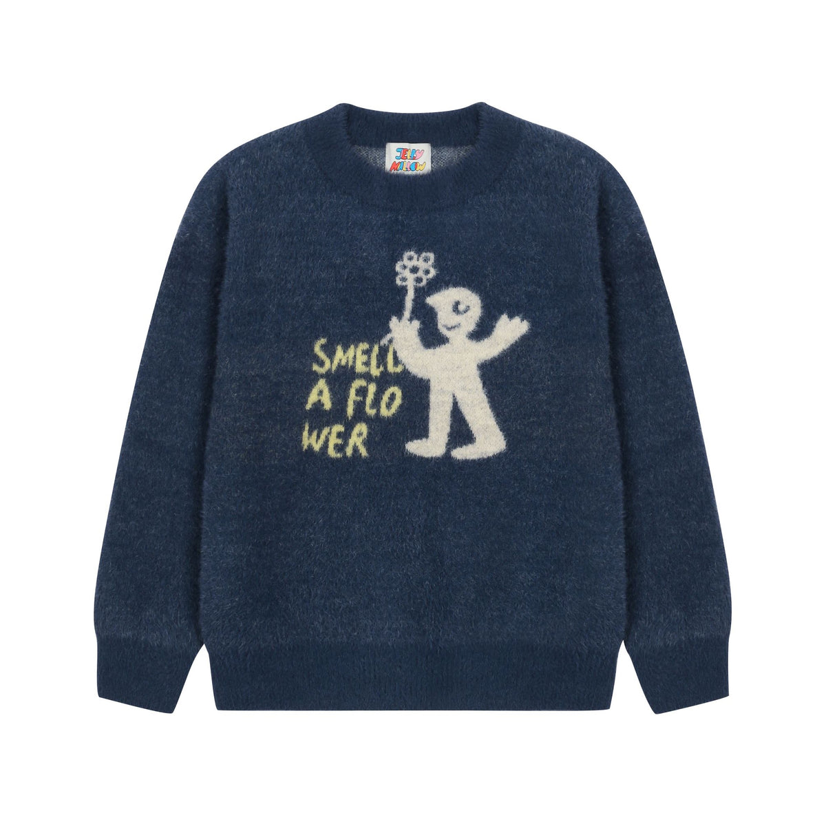 Boys & Girls Navy Jacquard Knit Sweater