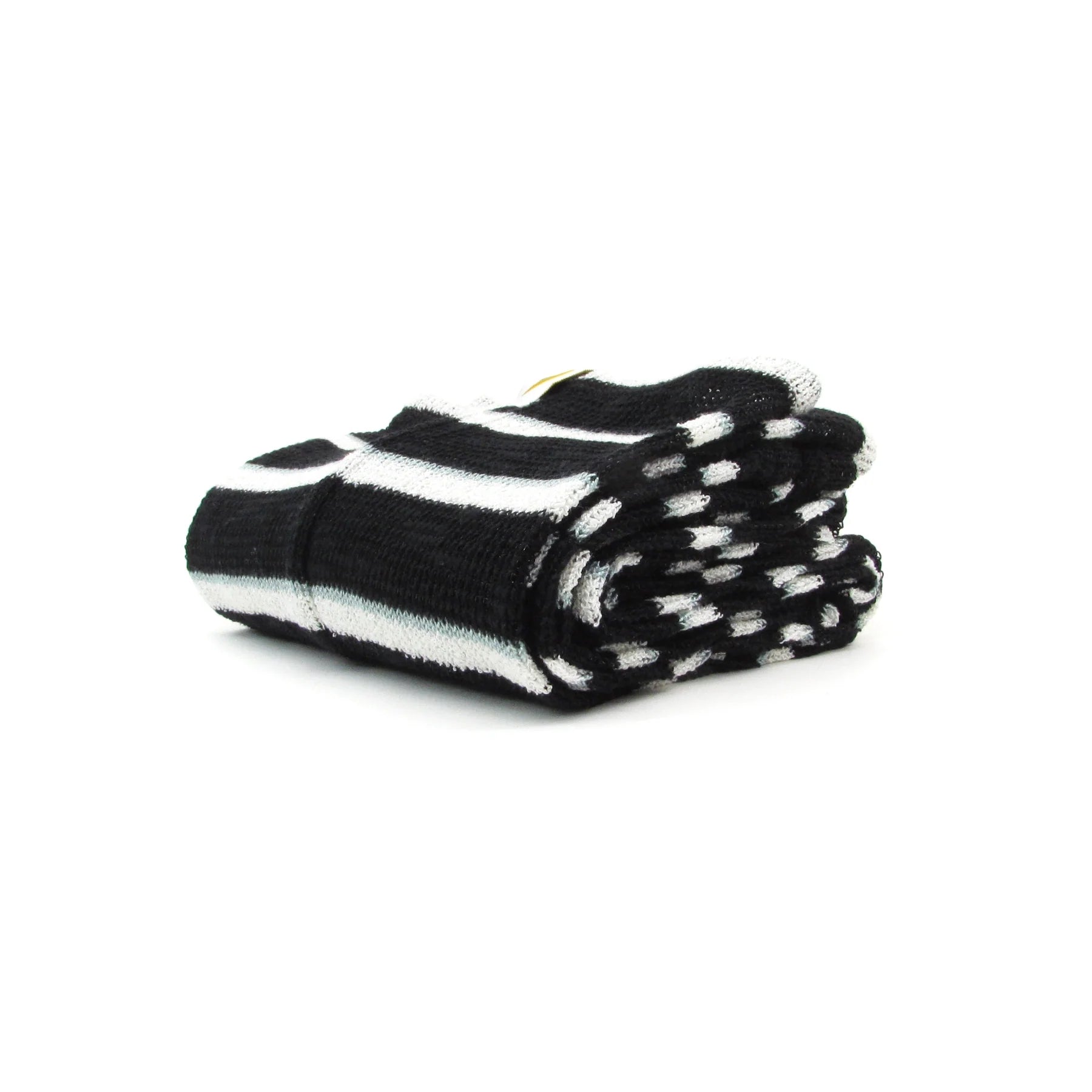 Adult Black Stripes Ballet Warm Up Socks