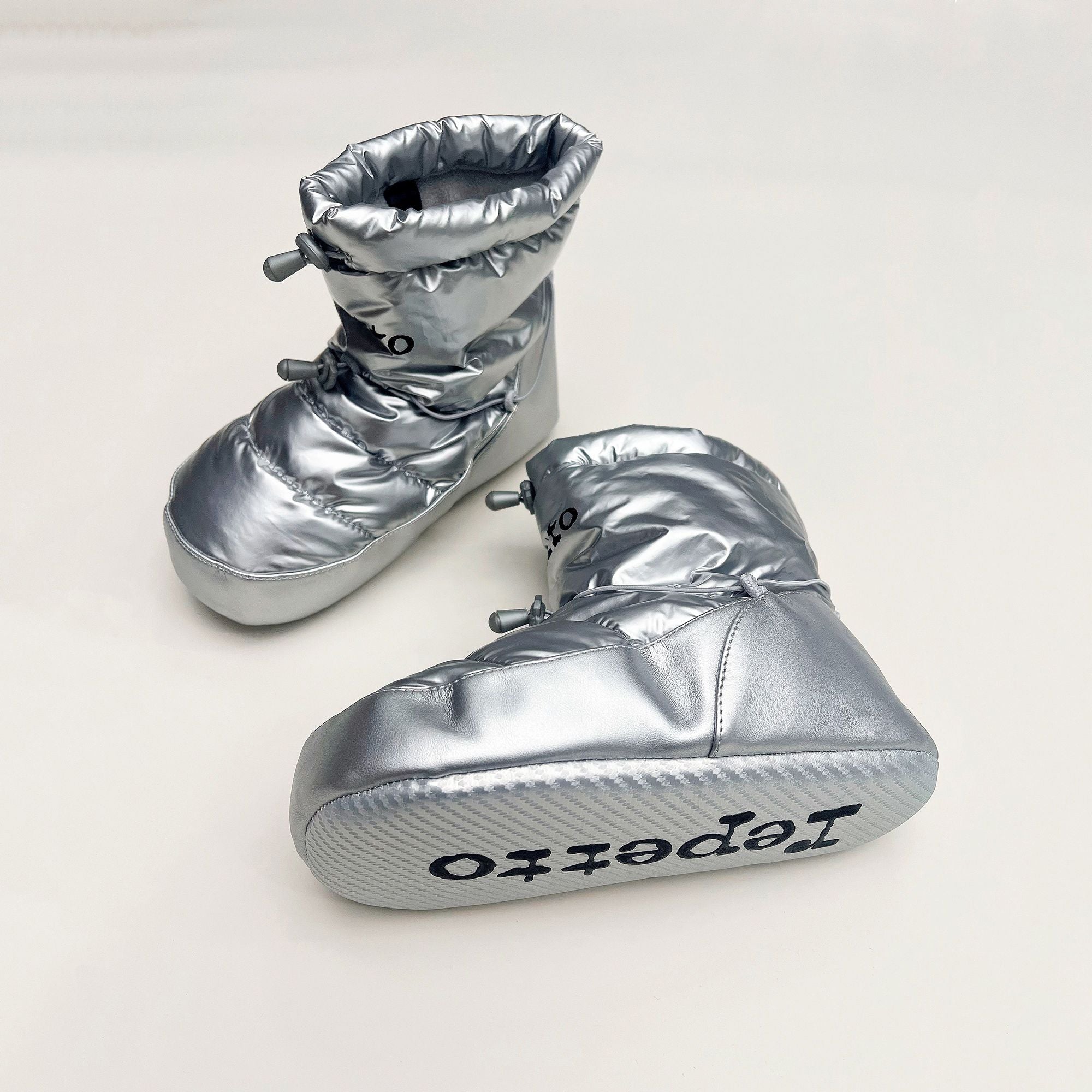 Girls Silver Logo Warm-up Boots