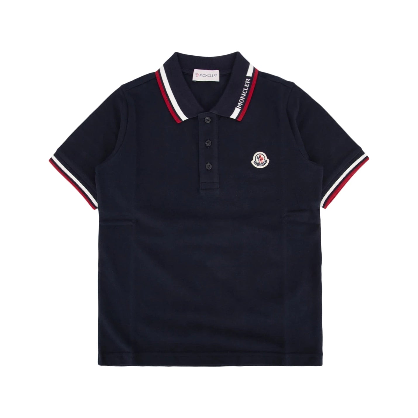 Boys Navy Cotton Polo Shirt