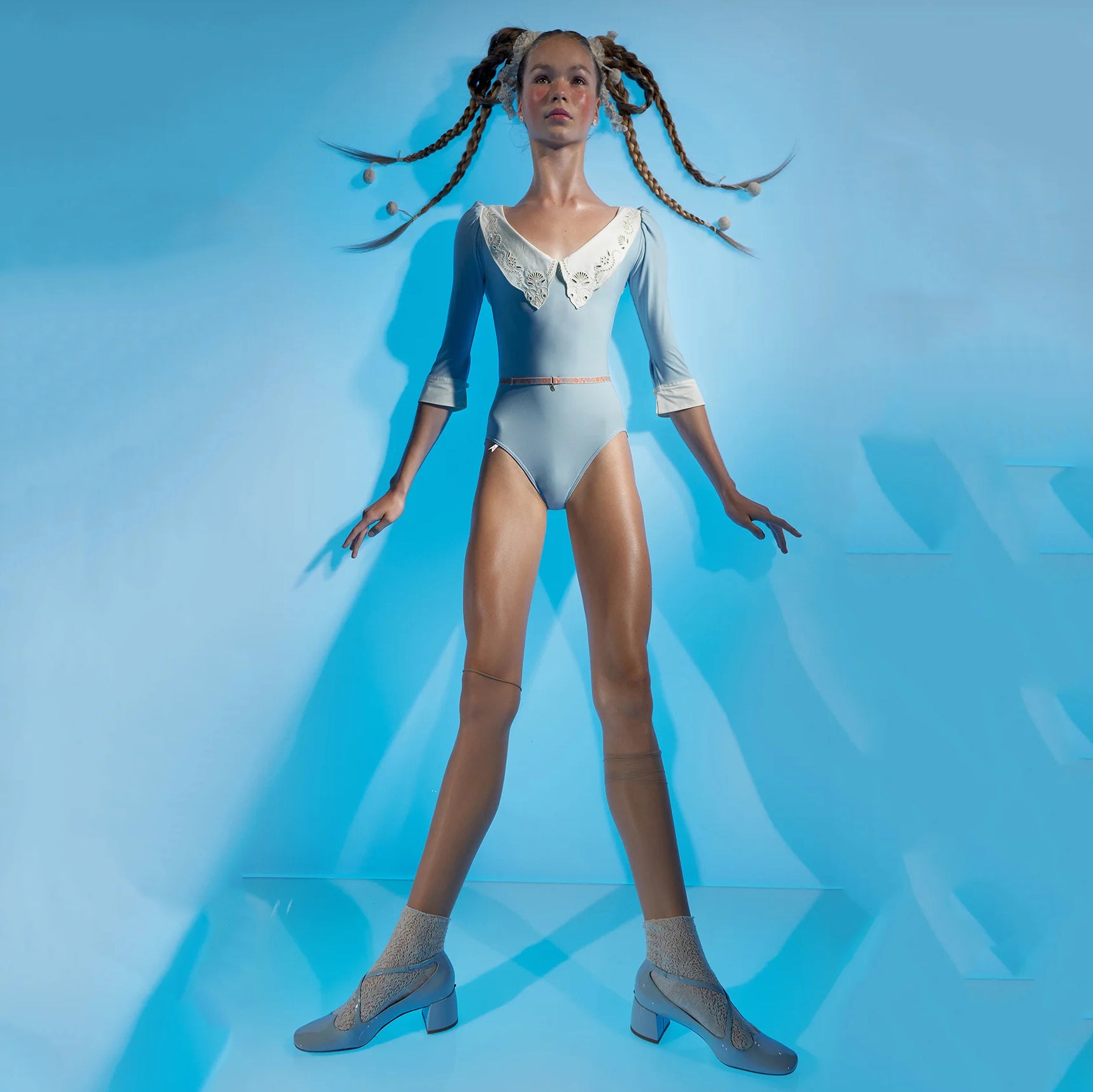 Women Blue Ballet Onesies