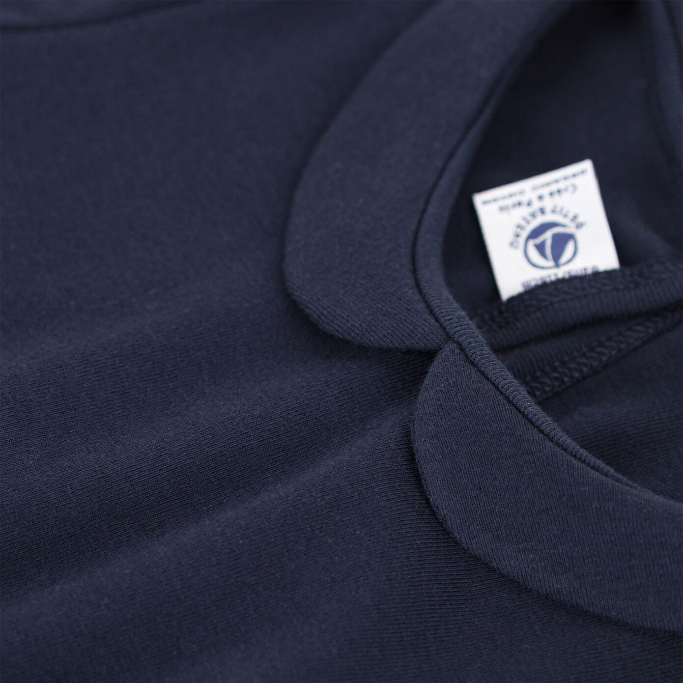 Girls Navy Cotton T-Shirt