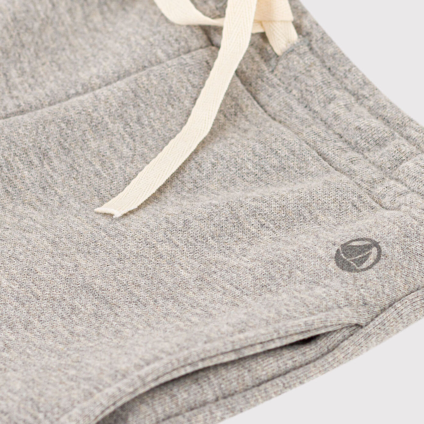 Girls Grey Logo Cotton Trousers
