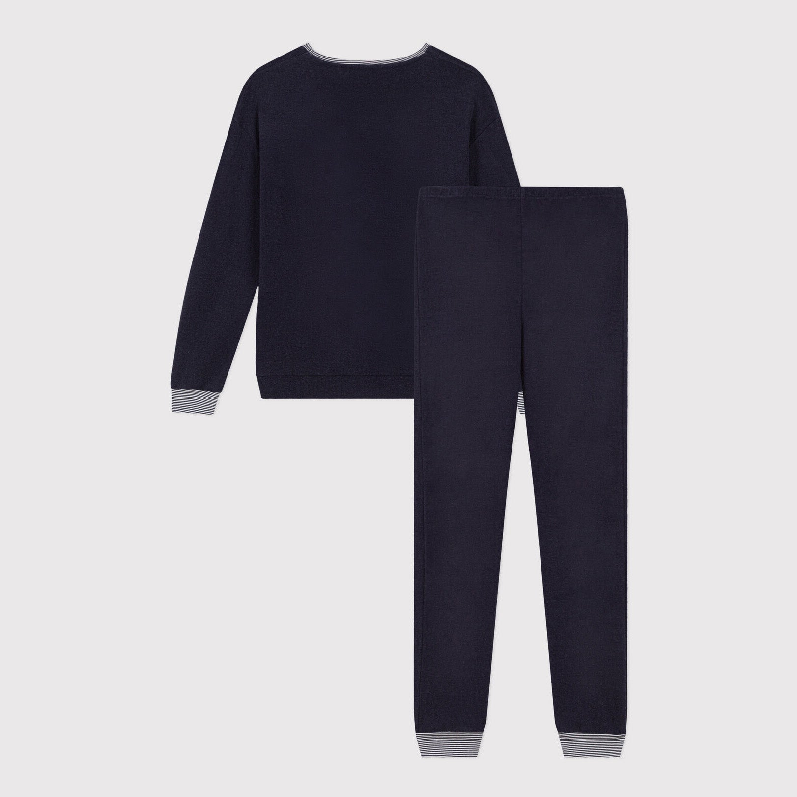 Girls Navy Fleece Nightwear Set