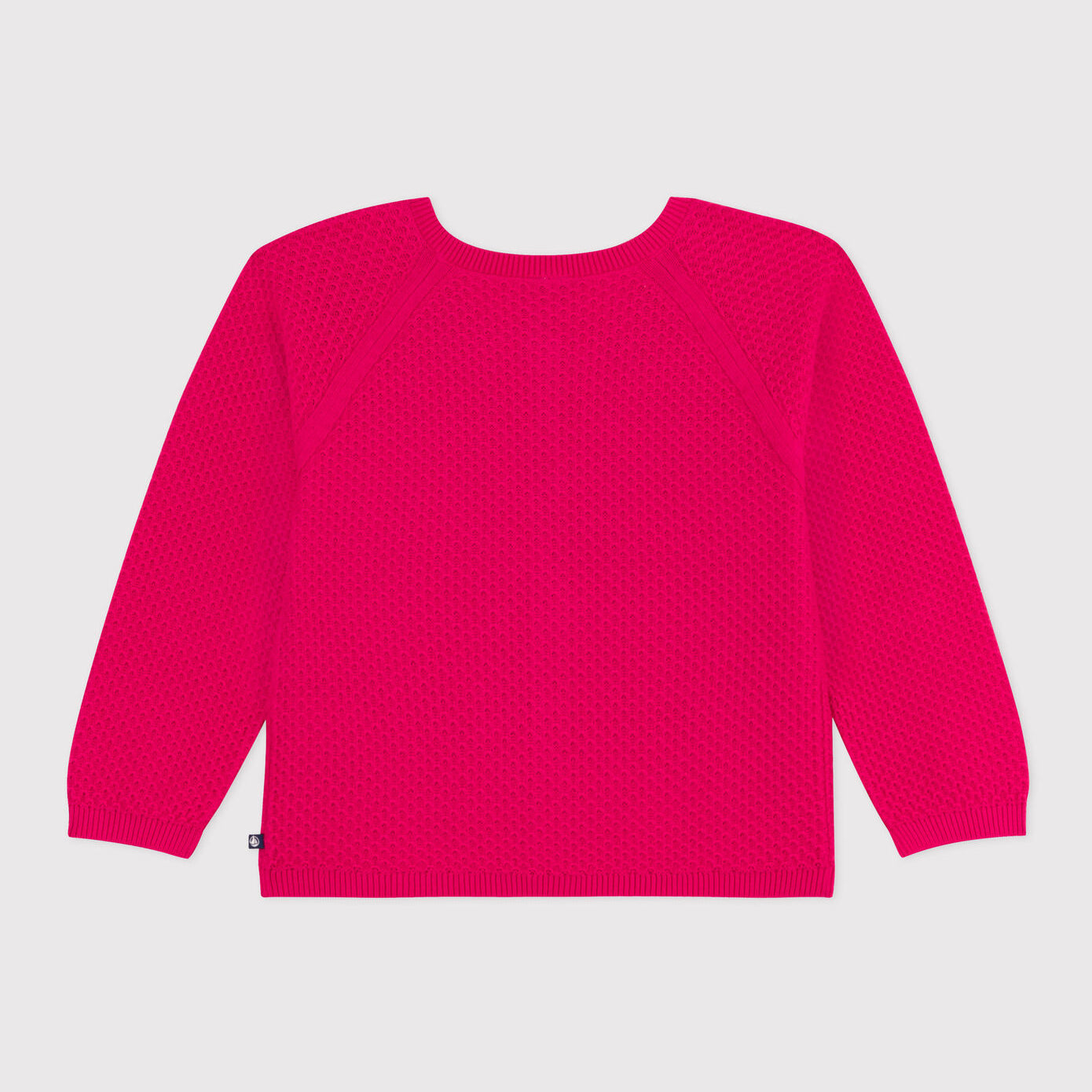 Girls Fuchsia Cotton Cardigan