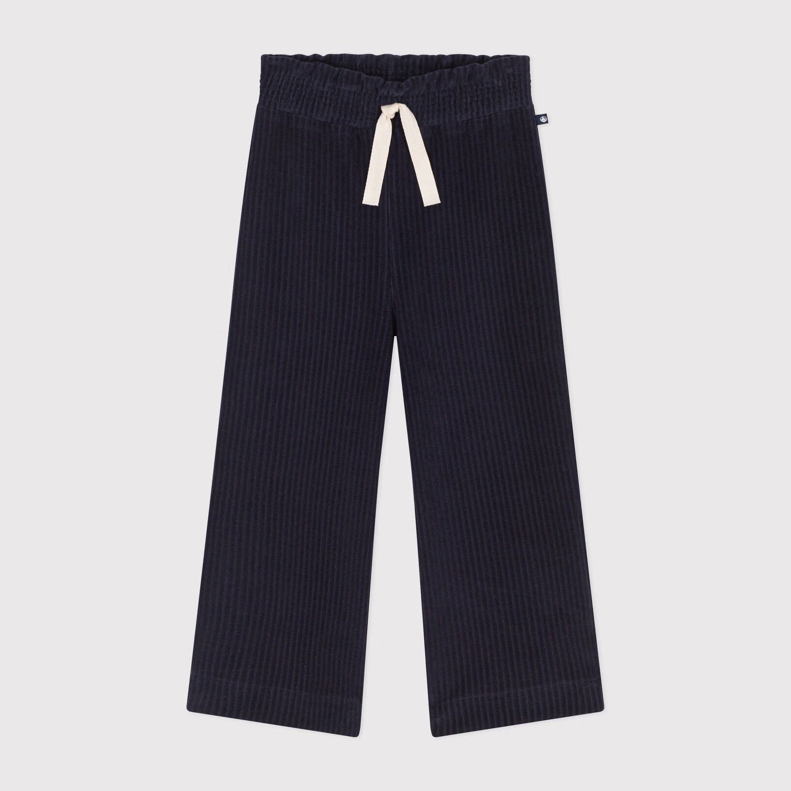 Girls Dark Blue Corduroy Trousers