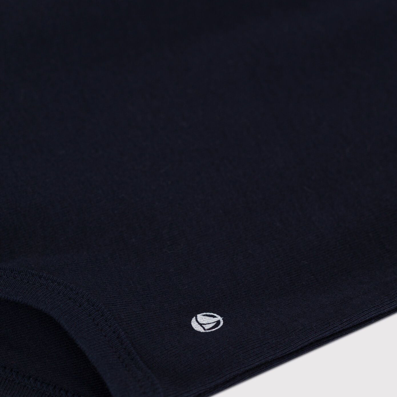 Baby Boys Navy Cotton Babysuit