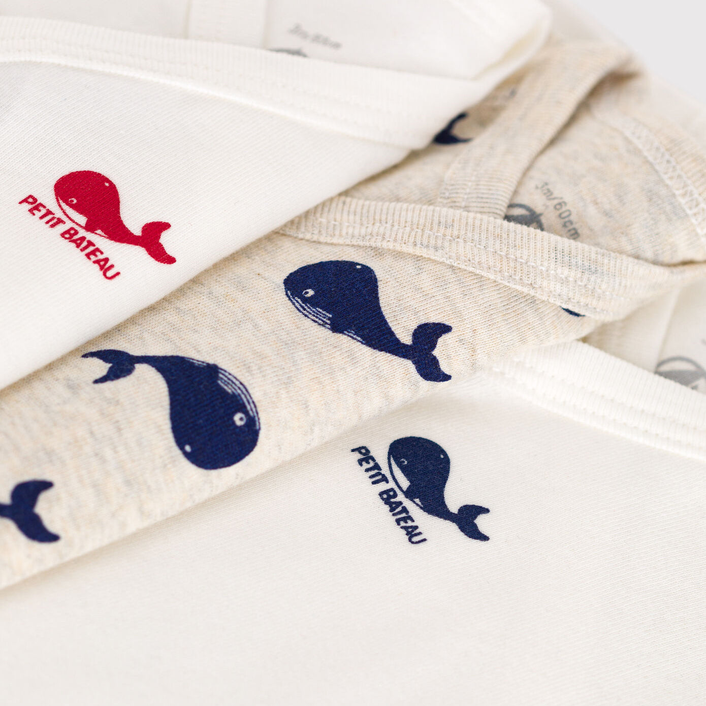 Baby Boys & Girls White Cotton Babysuit Set(3 Pack)