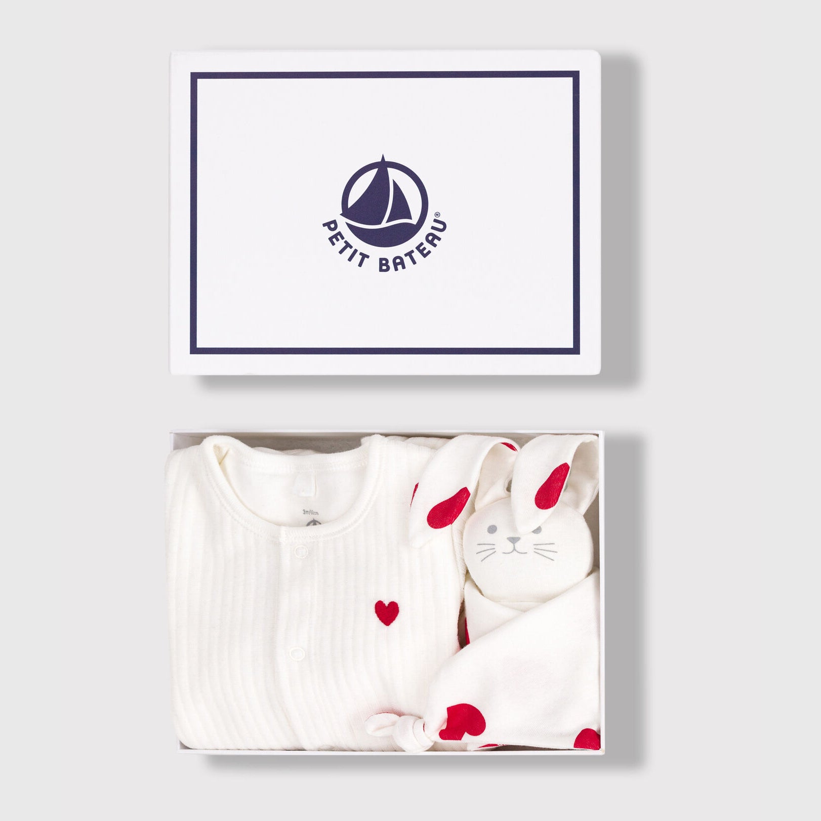 Baby Boys & Girls White Cotton Babysuit Gift Set