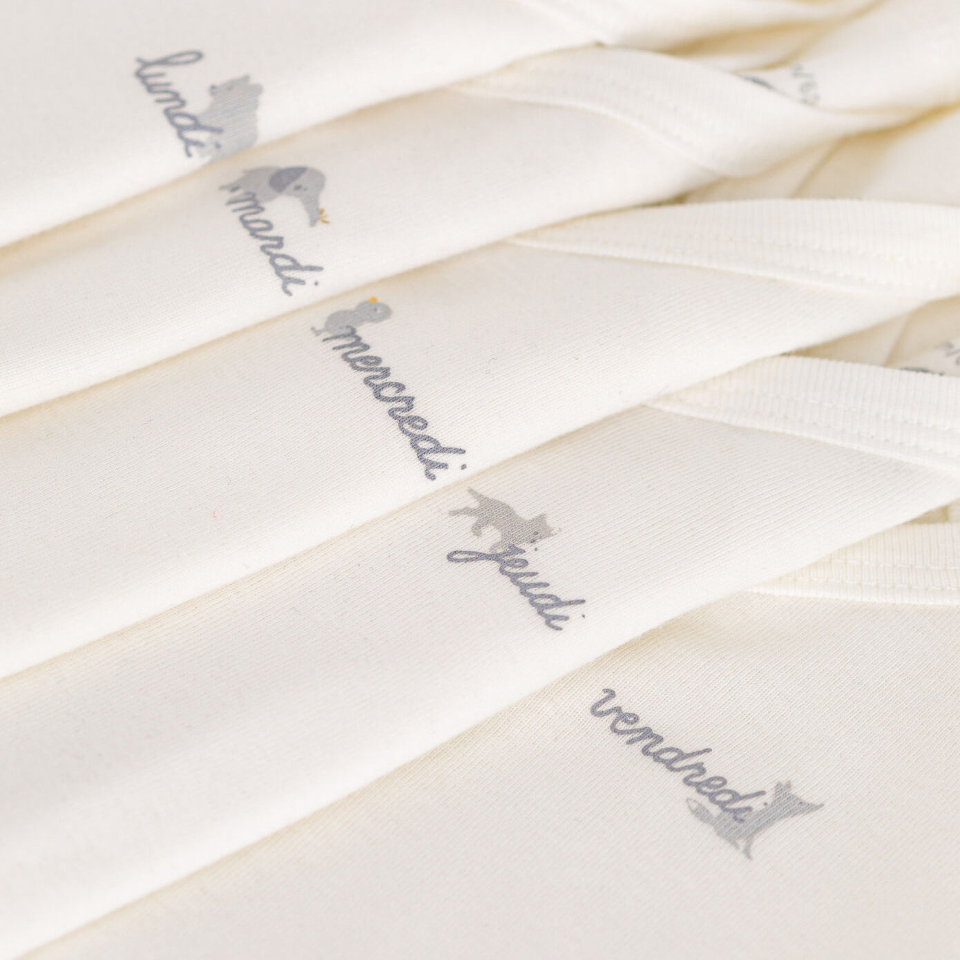 Baby Boys & Girls White Cotton Babysuit Set(5 Pack)