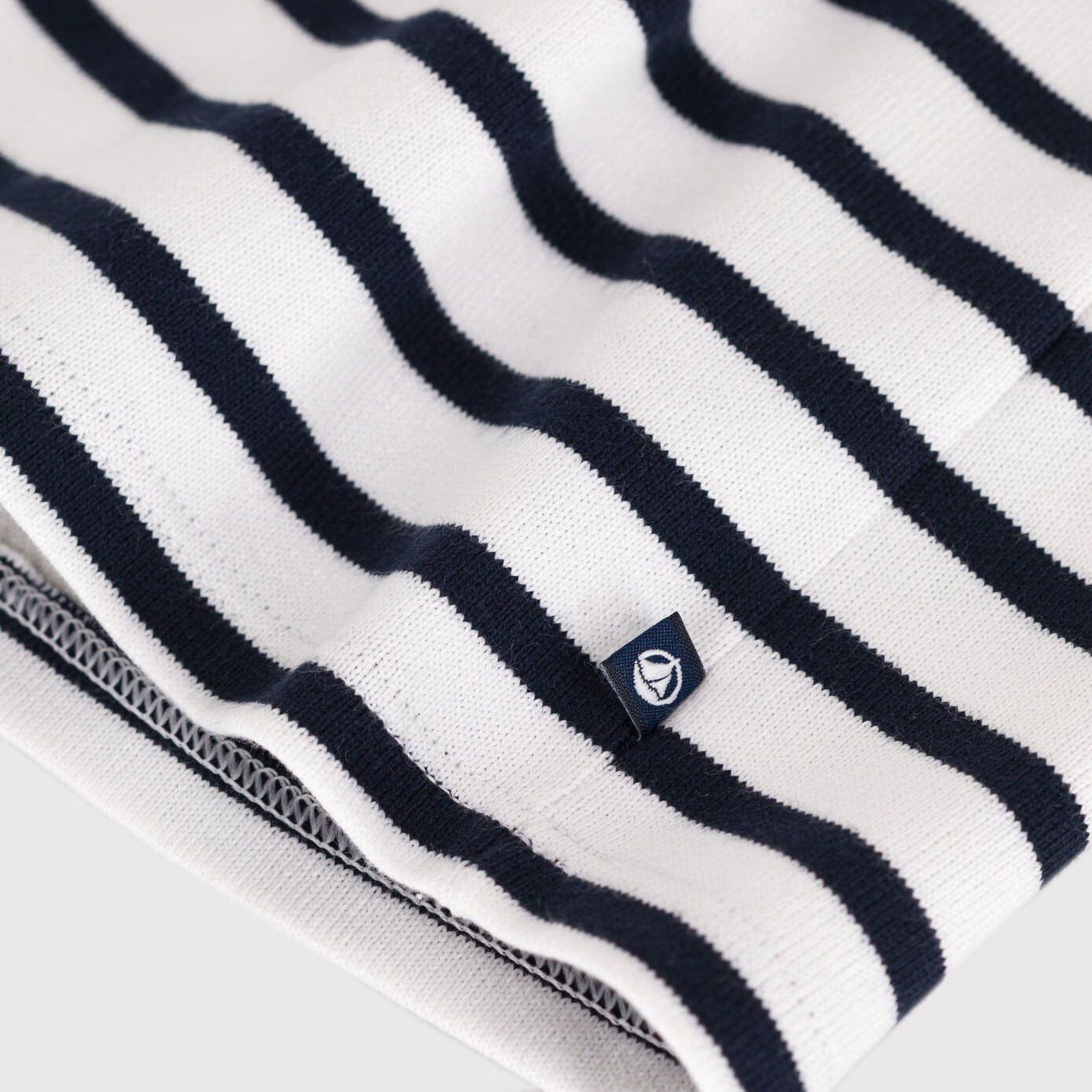 Baby Girls Dark Blue Stripes Cotton Dress