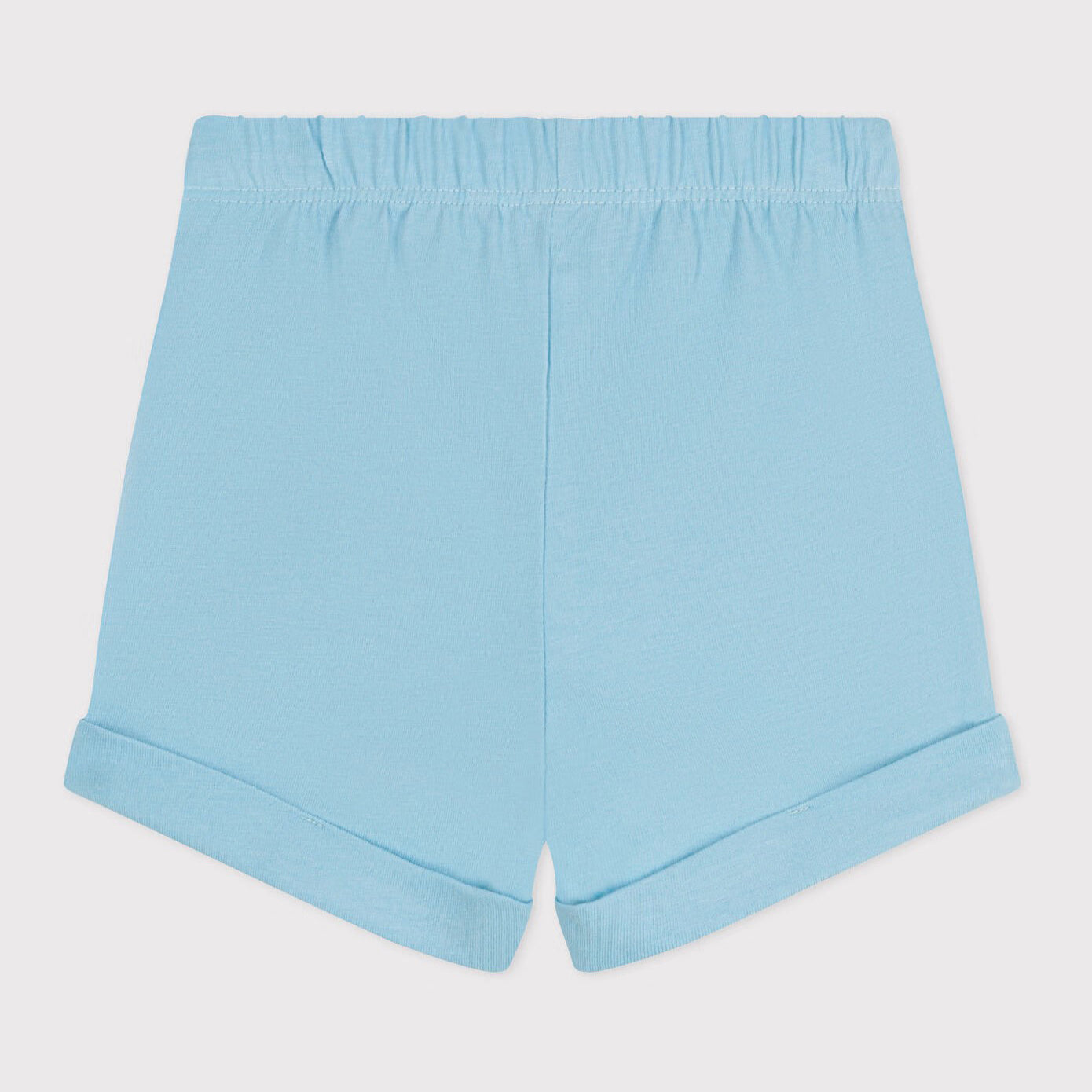 Baby Boys & Girls Light Blue Cotton Shorts