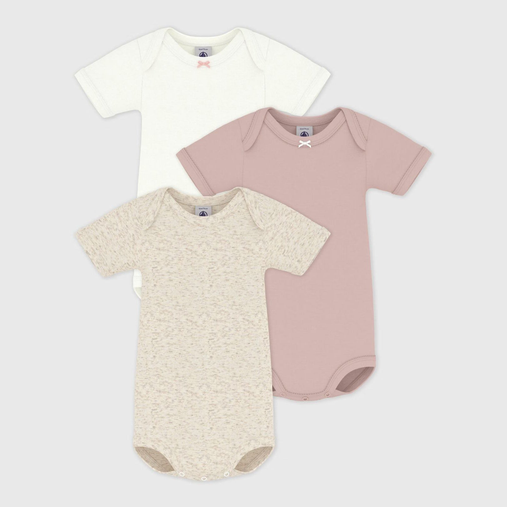 Baby Girls Tricolor Cotton Underwear Set(3 Pack)