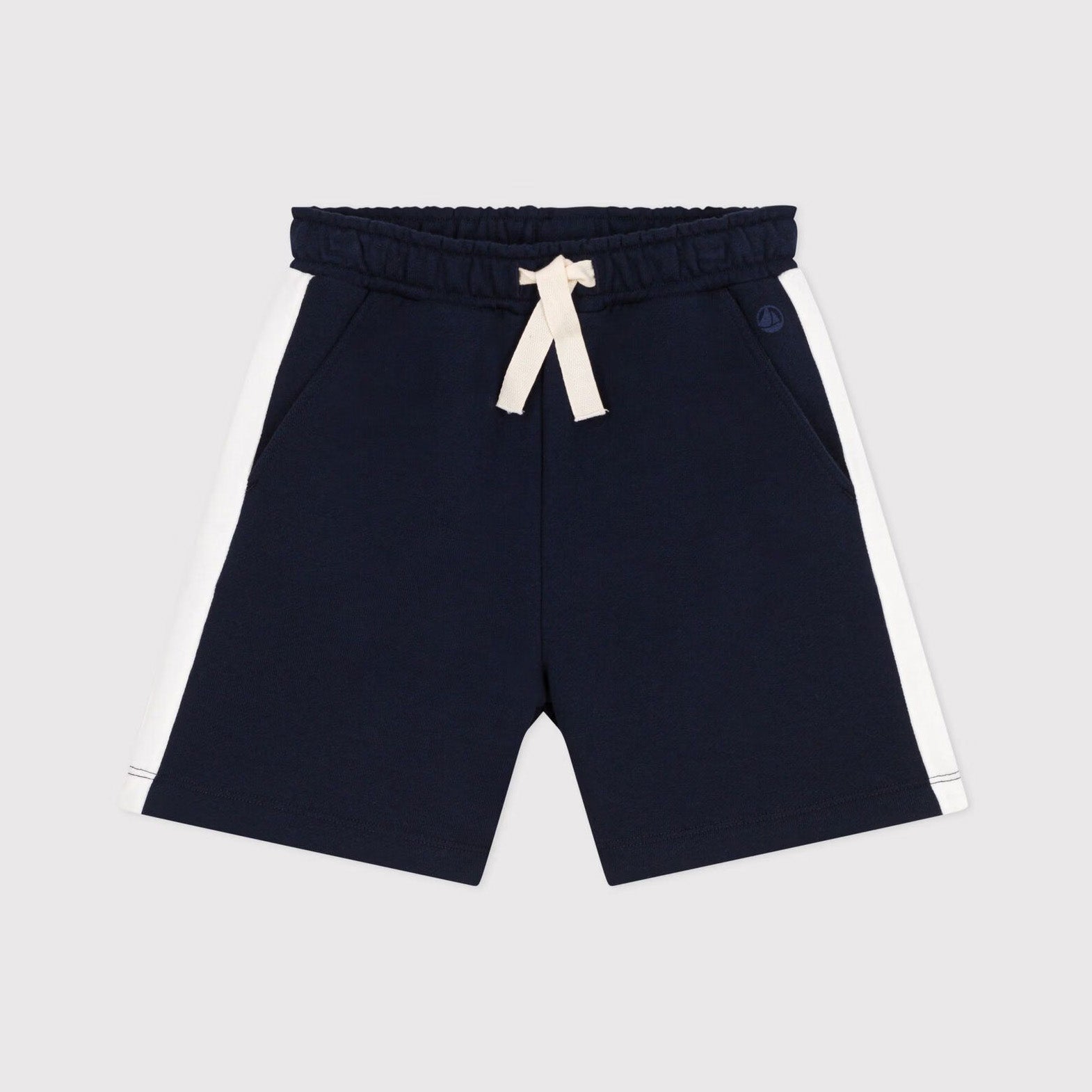 Boys Navy Cotton Shorts