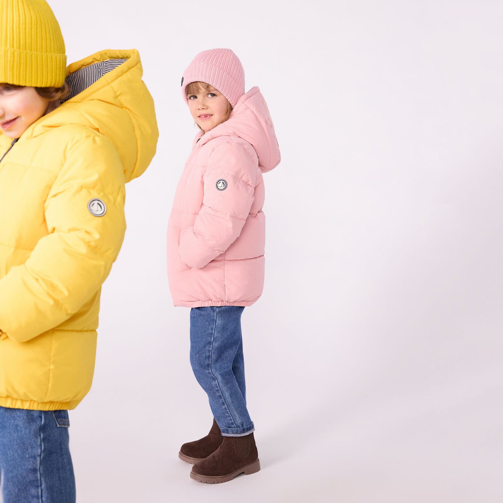 Girls Pink Padded Coat