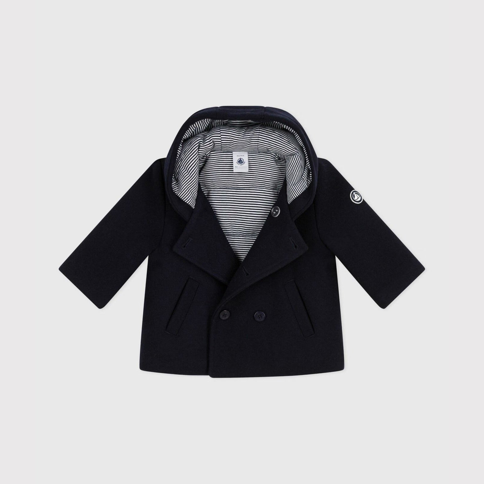 Baby Boys Navy Padded Coat