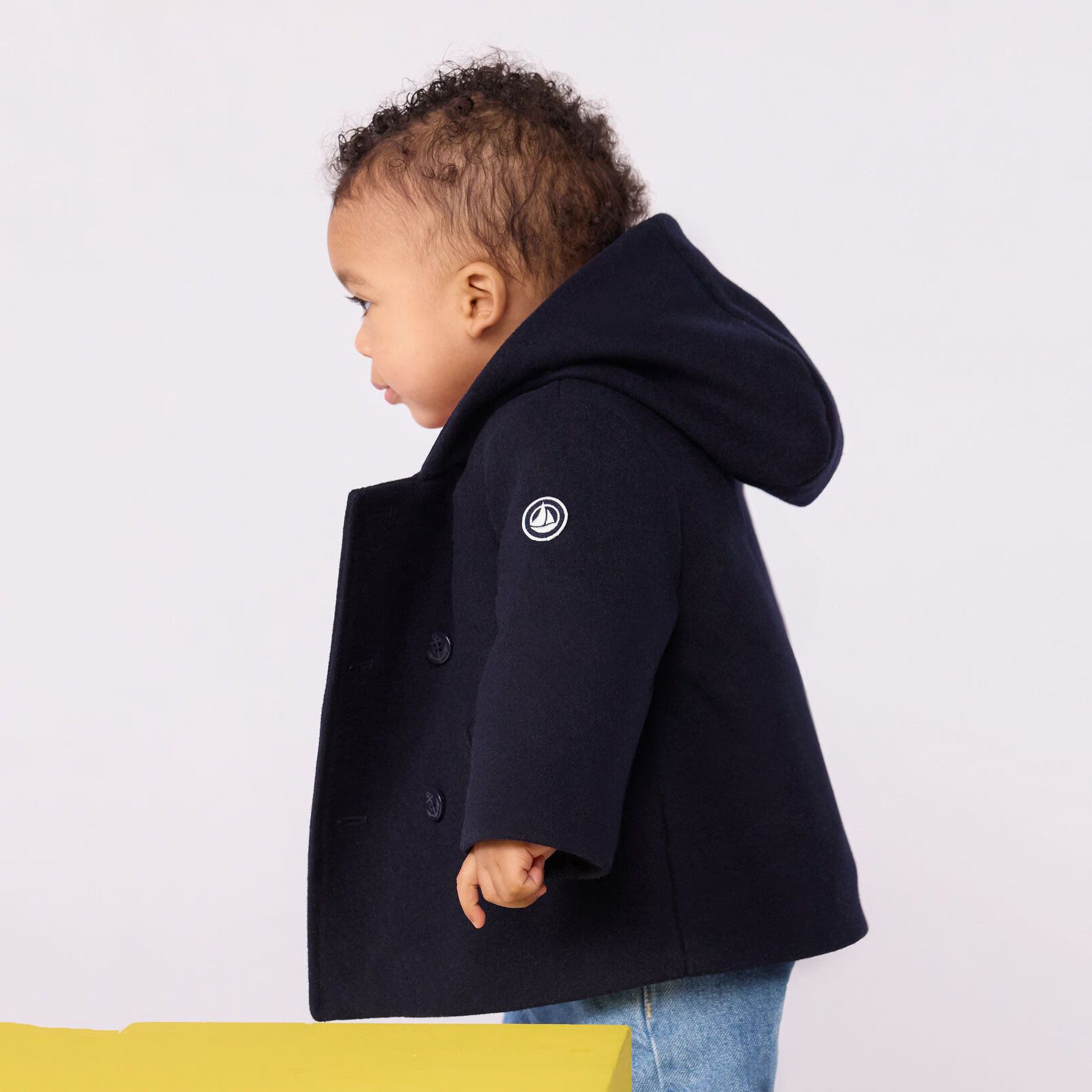 Baby Boys Navy Padded Coat