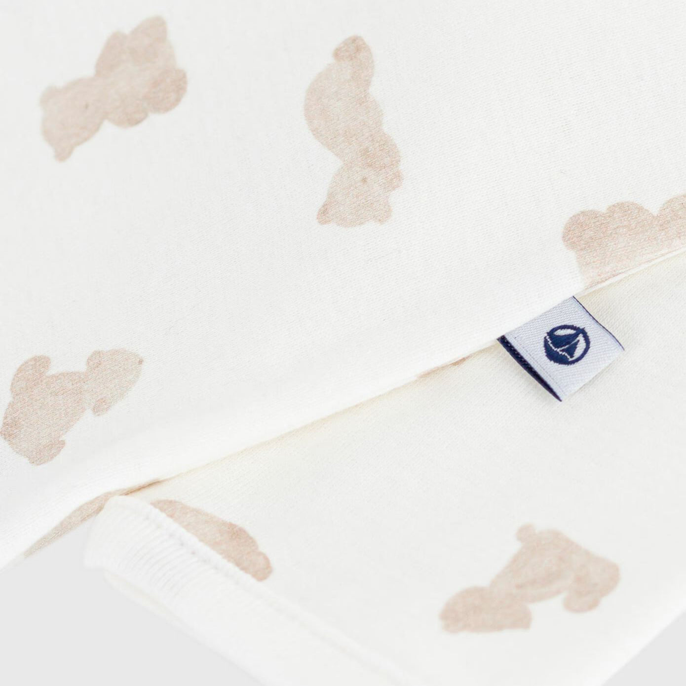 Baby Boys & Girls White Printed Cotton Babysuit