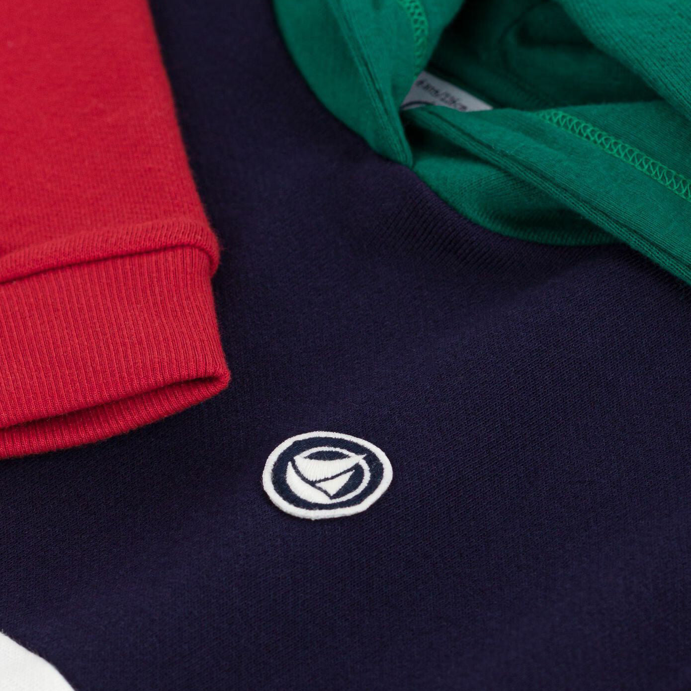 Boys & Girls Multicolor Cotton Hooded Sweatshirt