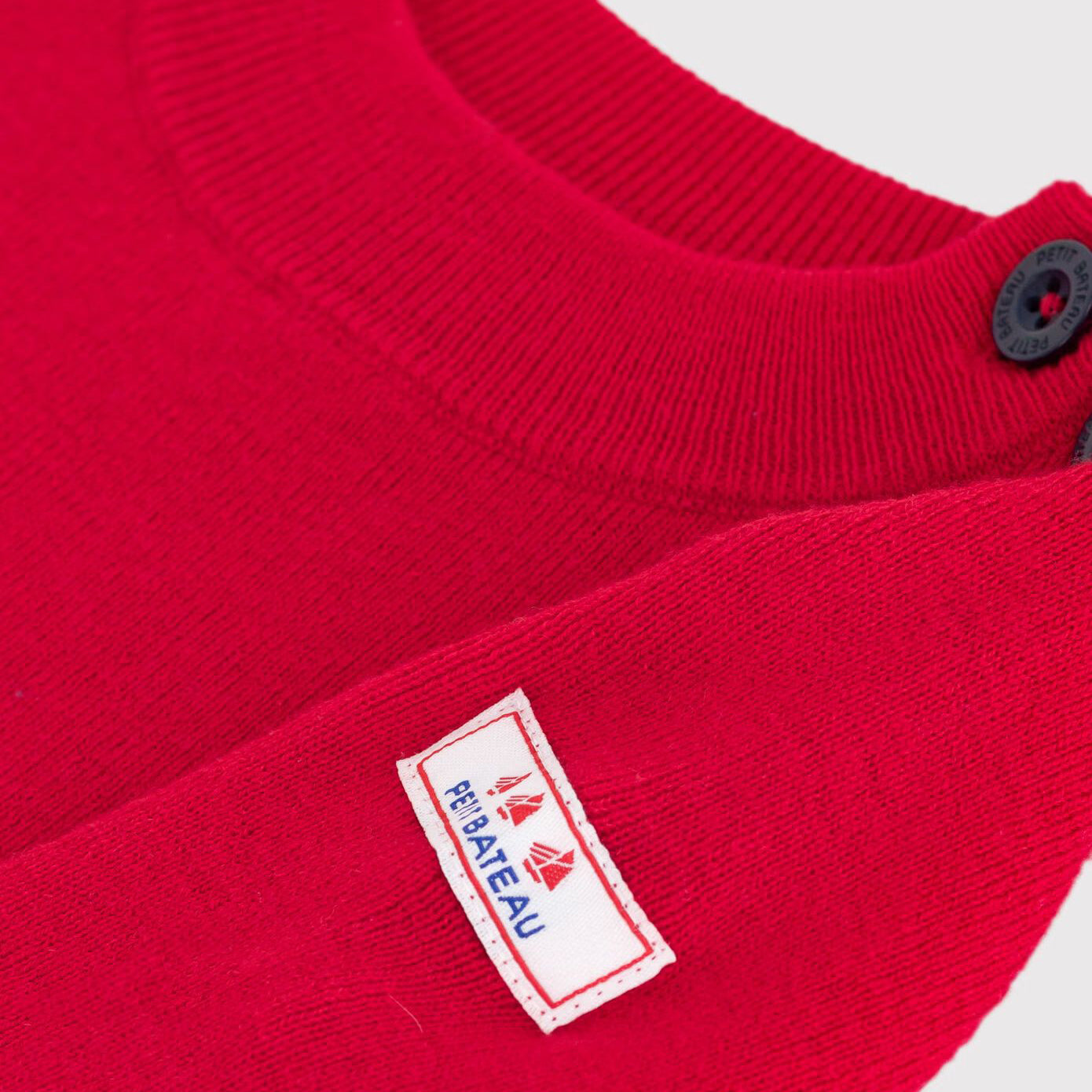 Baby Boys & Girls Red Wool Sweater