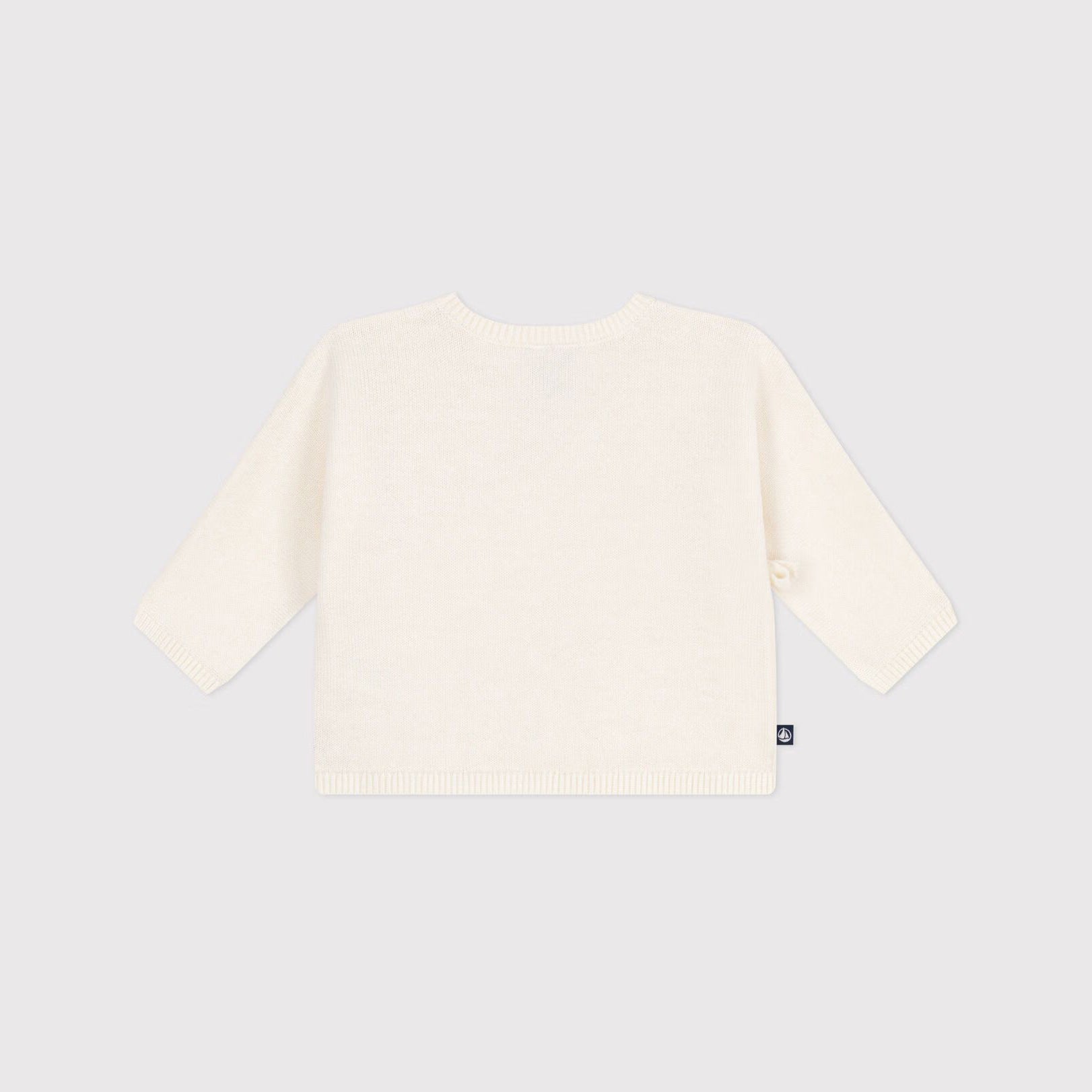 Baby Boys & Girls White Wool Cardigan