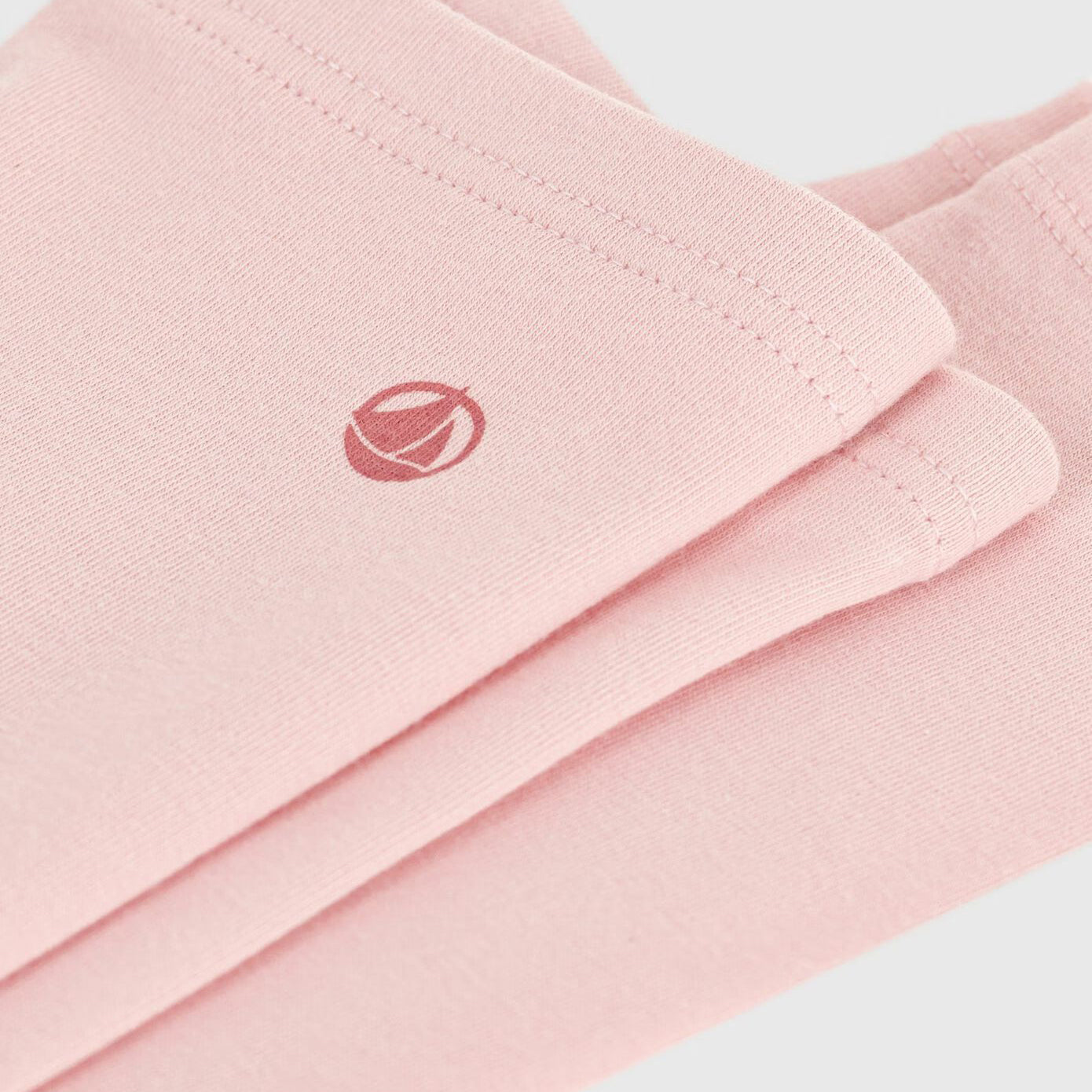 Girls Pink Cotton Leggings