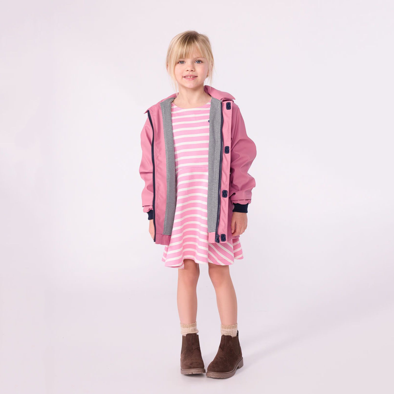 Girls Pink Coat