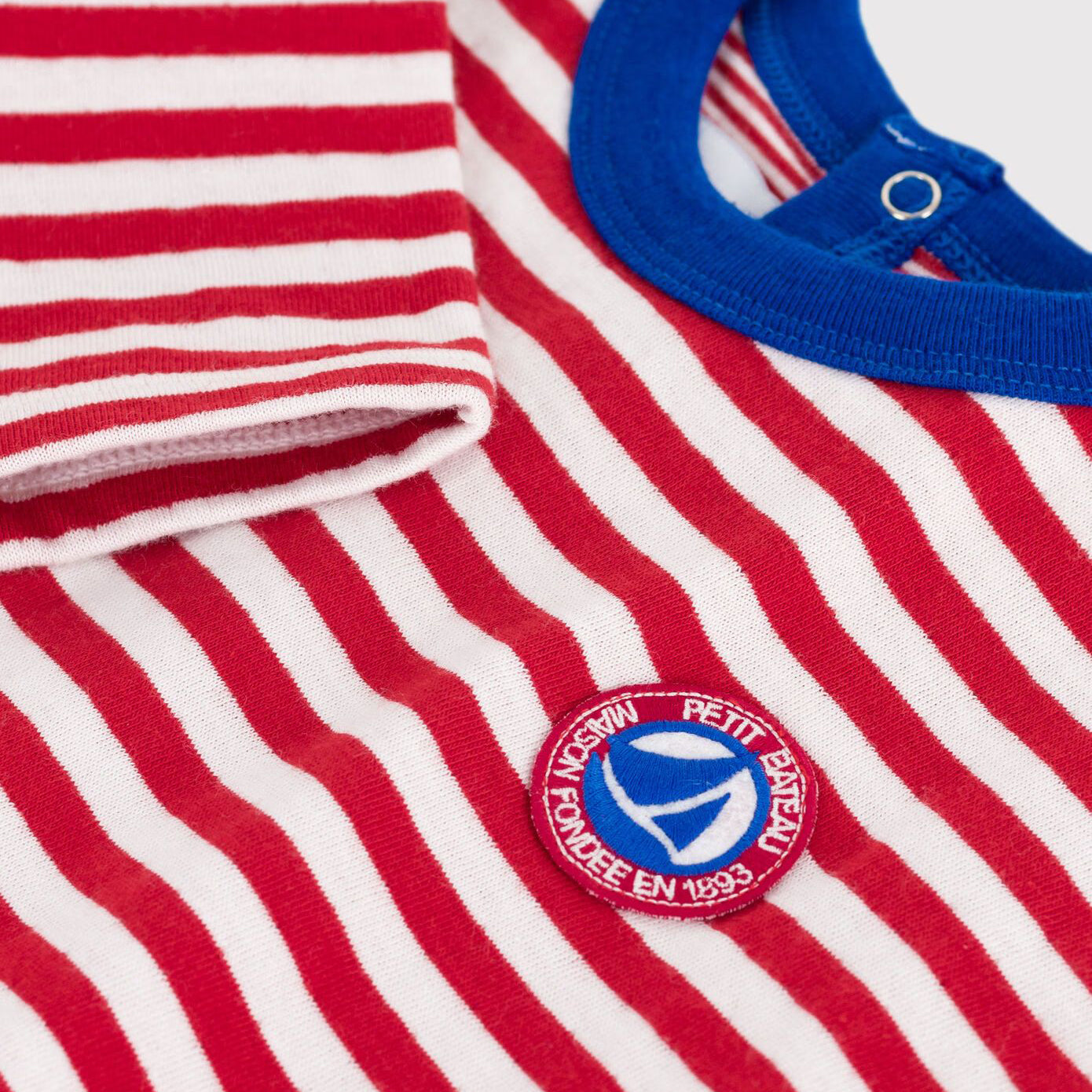 Baby Boys & Girls Red Stripes Cotton T-Shirt