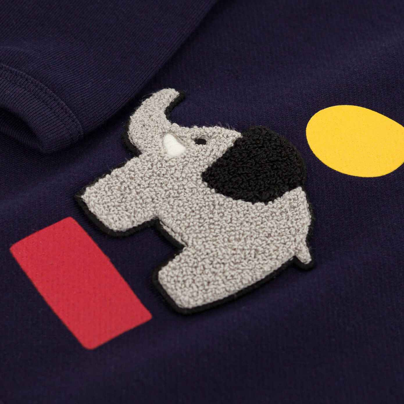 Baby Boys Navy Cotton Sweatshirt