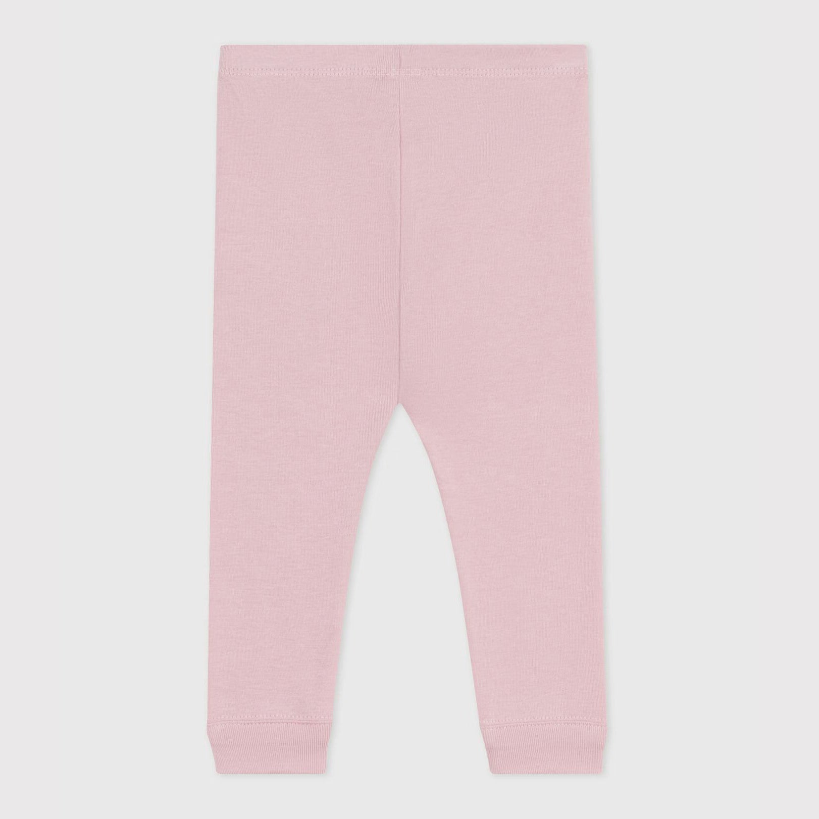 Baby Girls Pink Cotton Leggings