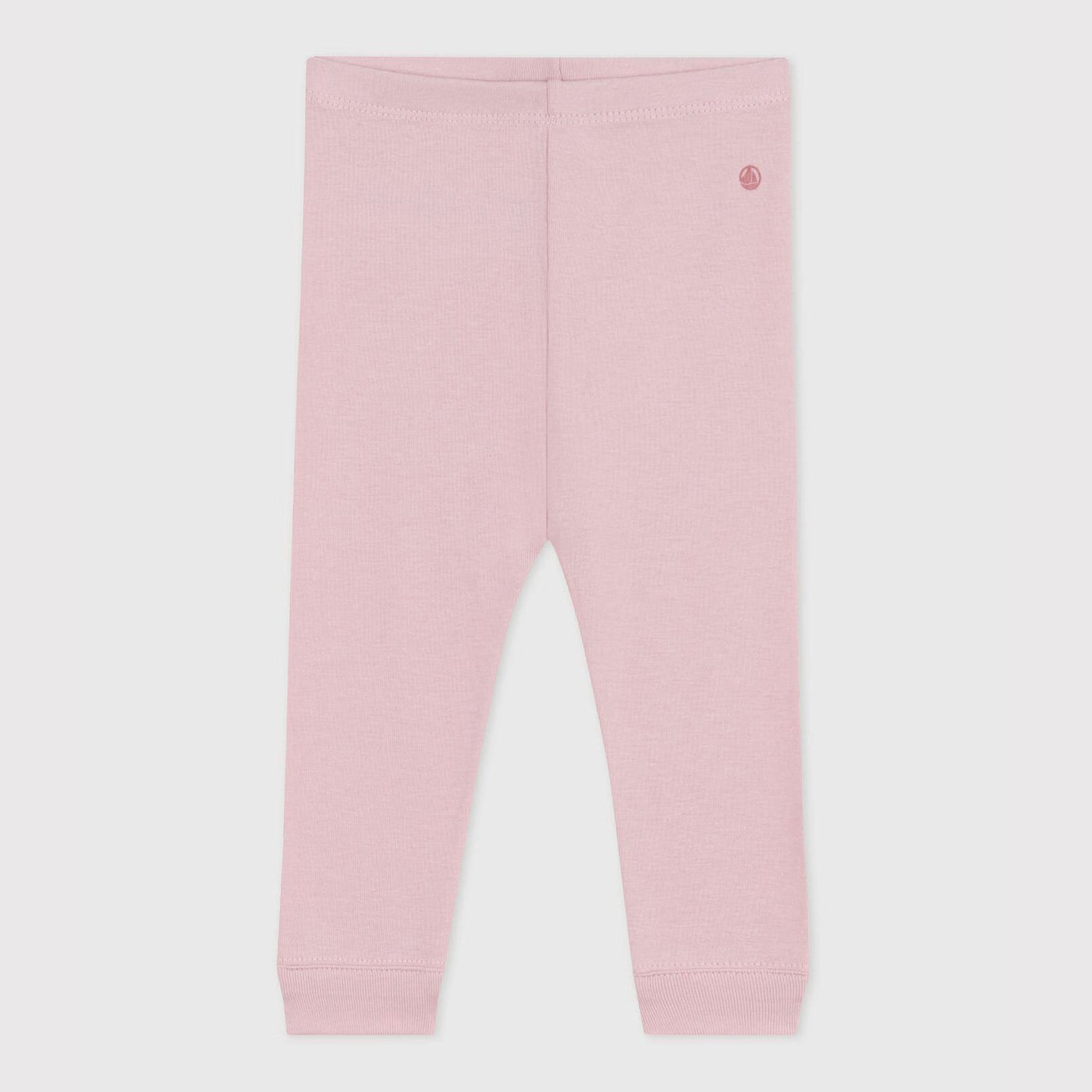 Baby Girls Pink Cotton Leggings