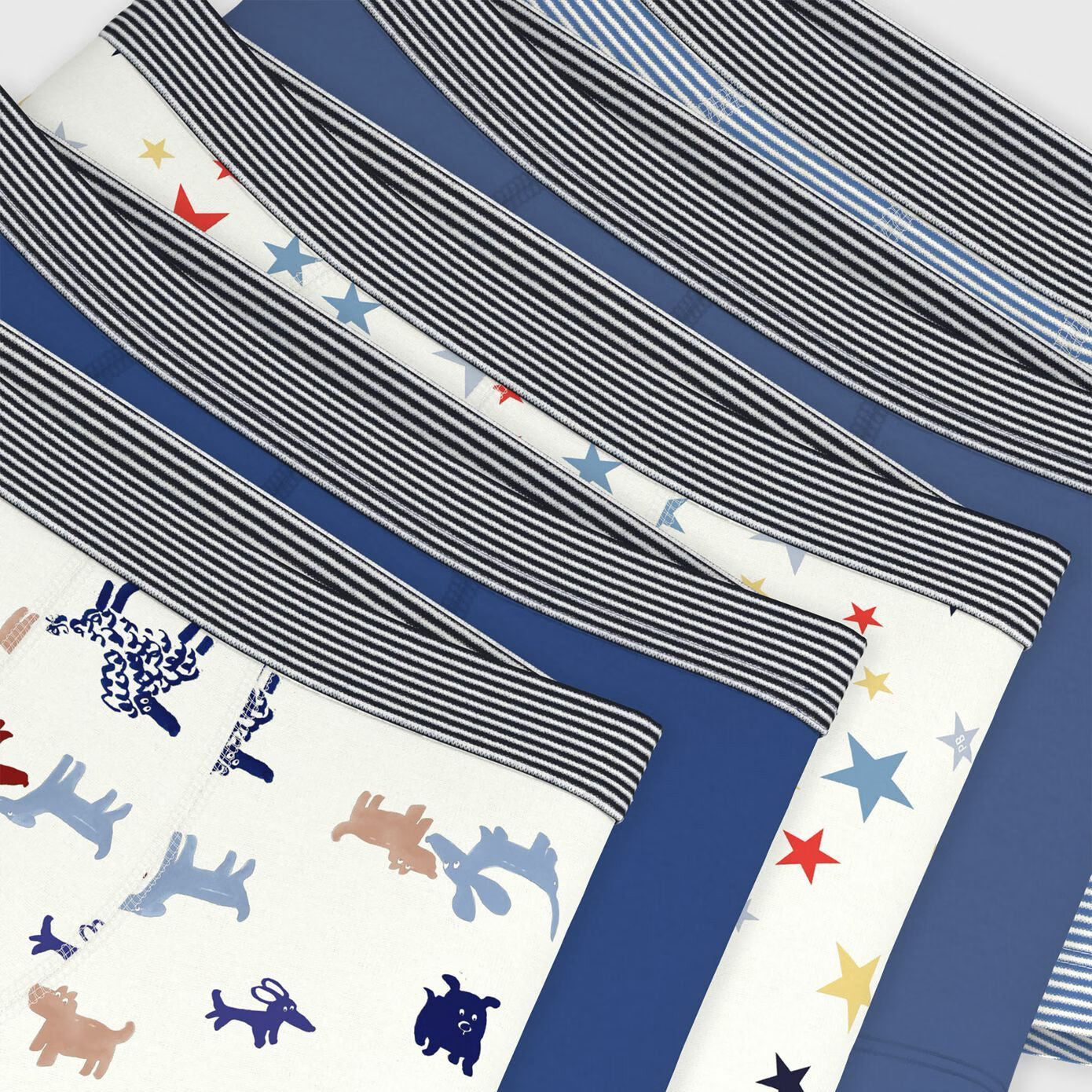 Boys Multicolor Cotton Underwear Set(5 Pack)