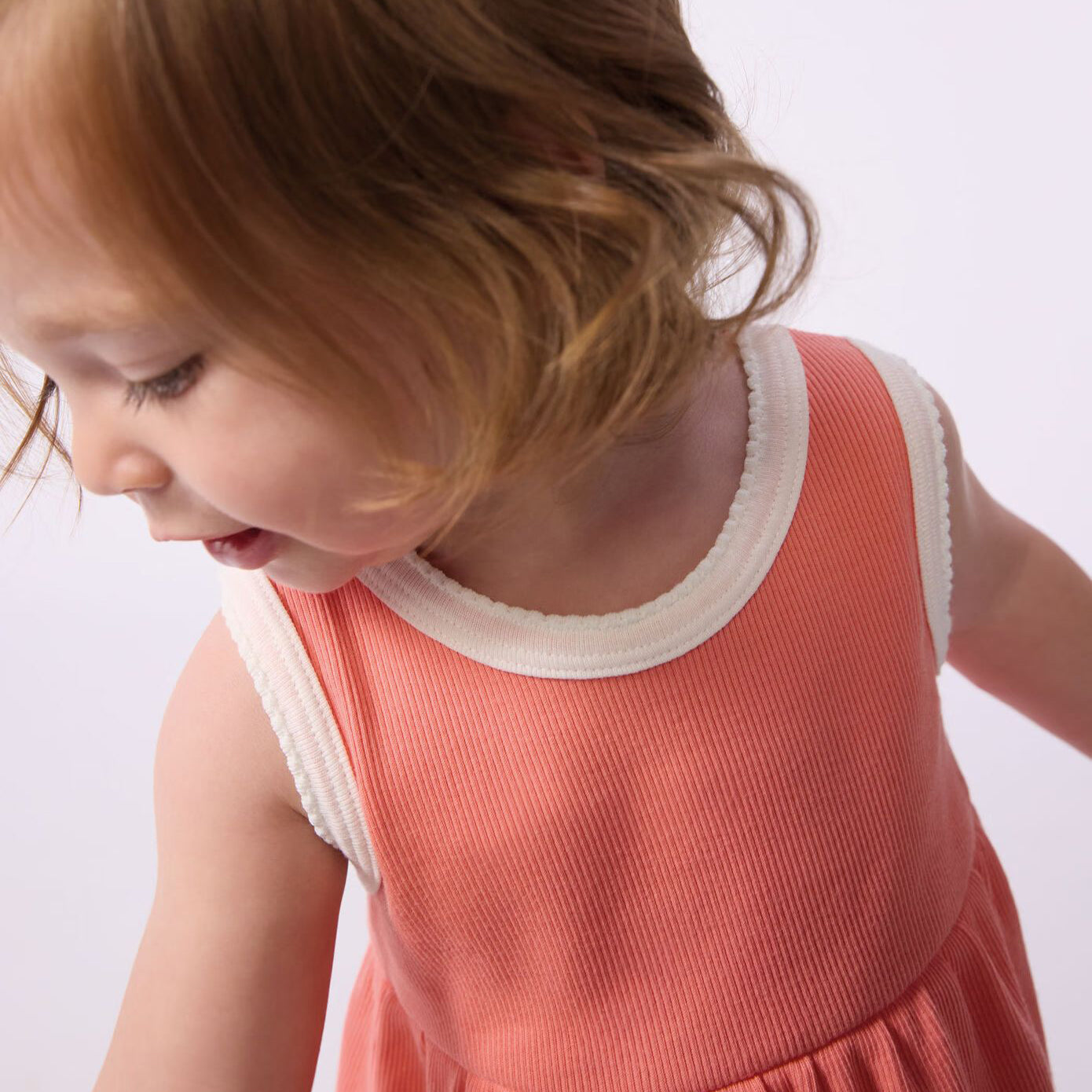 Baby Girls Pink Cotton Dress