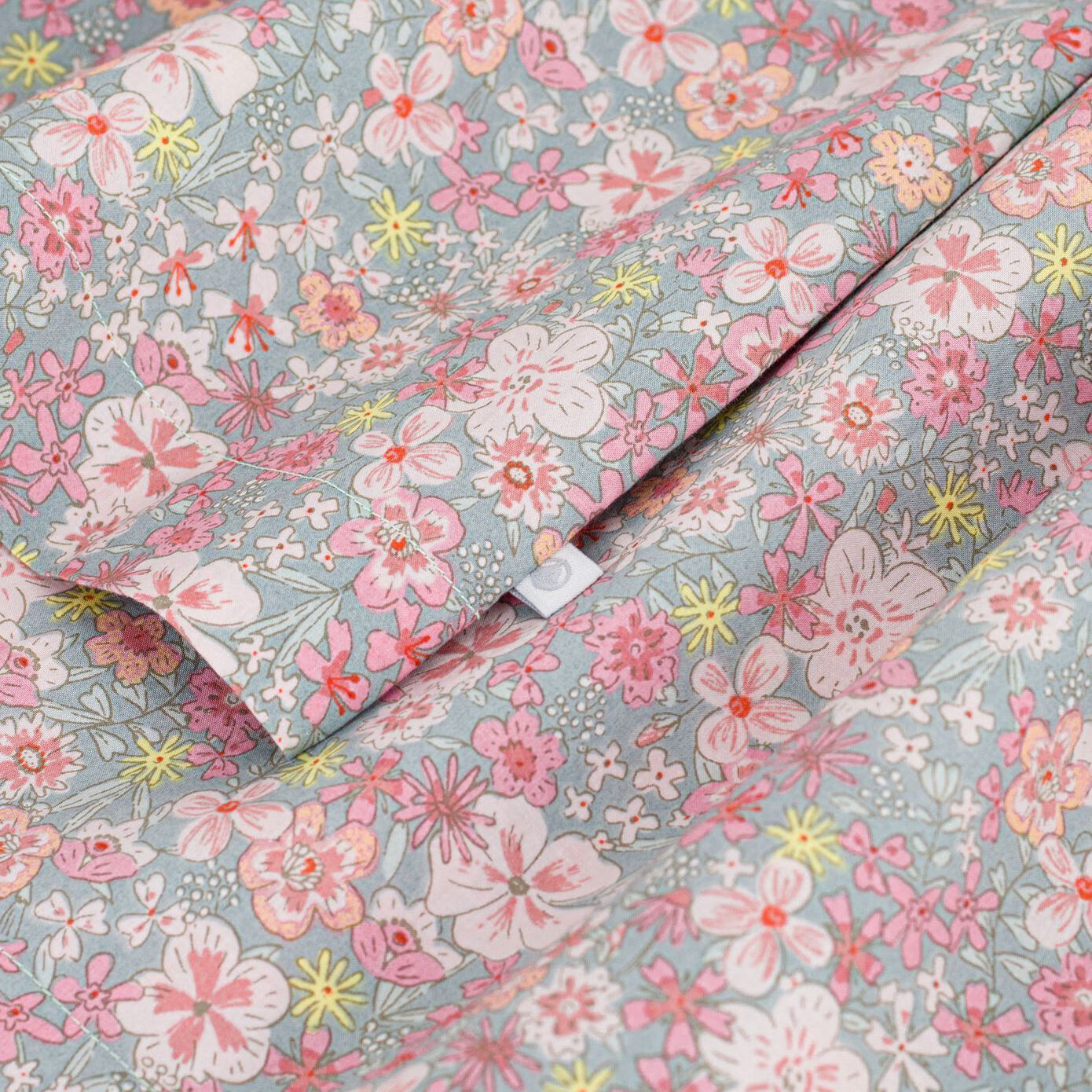 Girls Pink Floral Cotton Dress