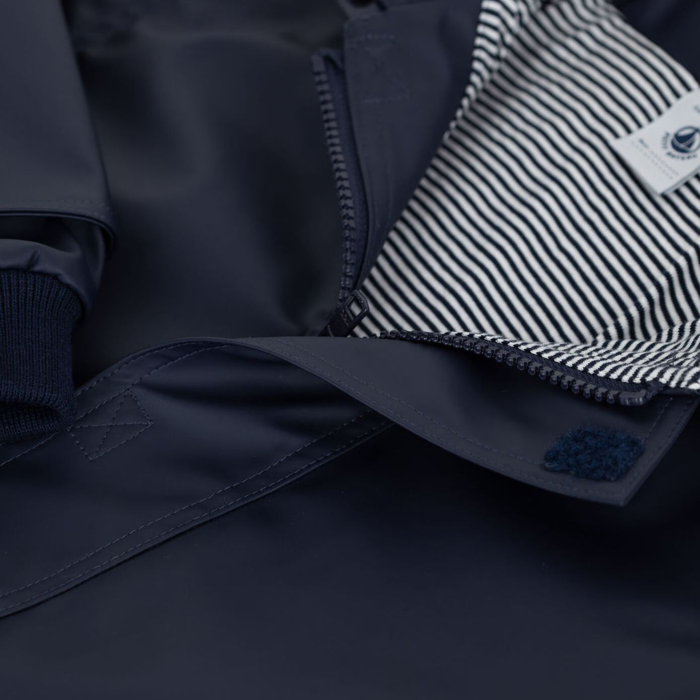 Boys Navy Rain Coat