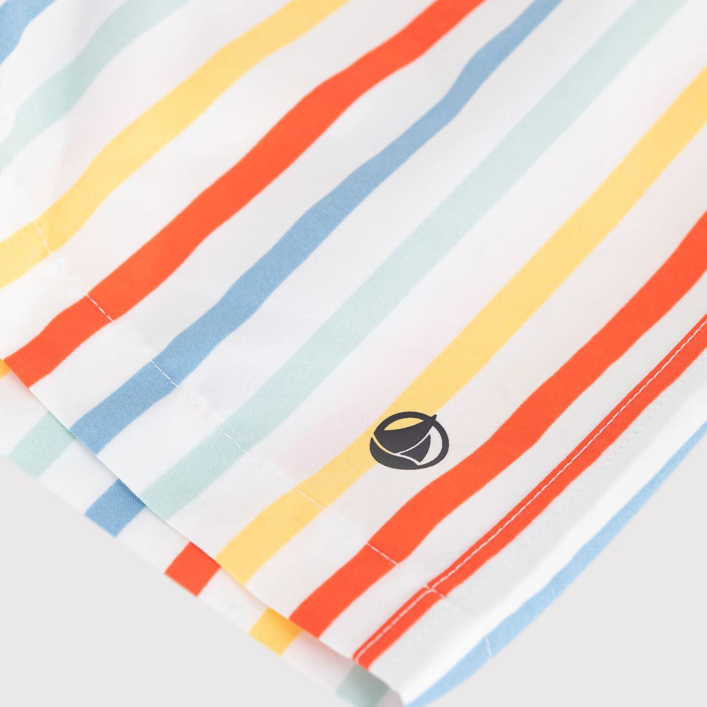 Boys Multicolor Stripes Swim Shorts