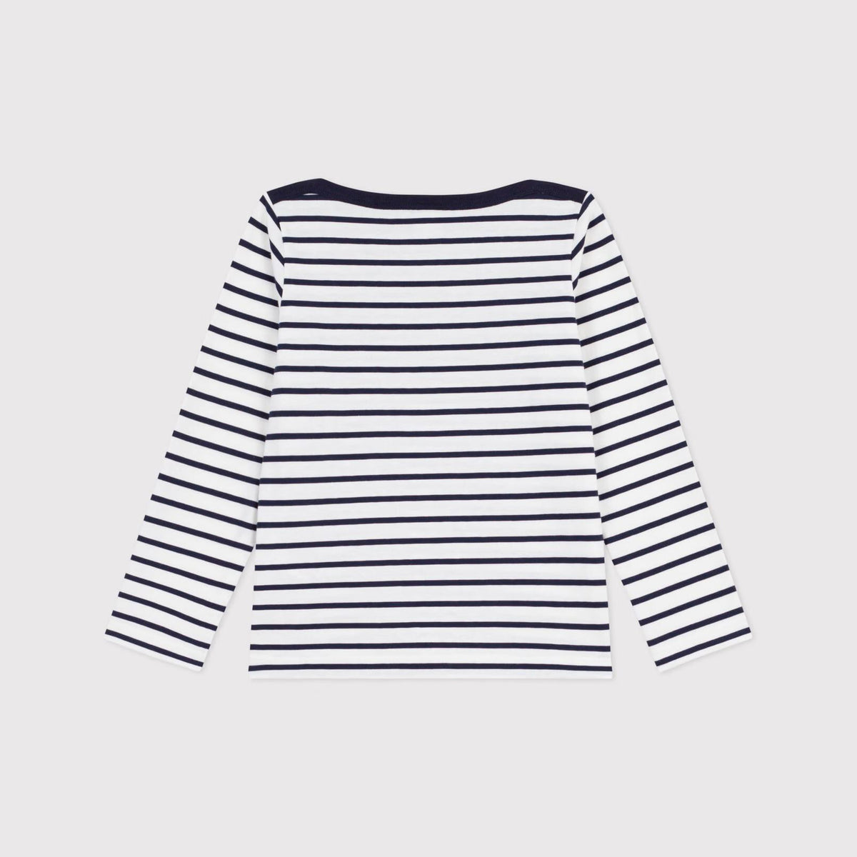 T-shirt en coton rayé marine pour Garçons et Filles