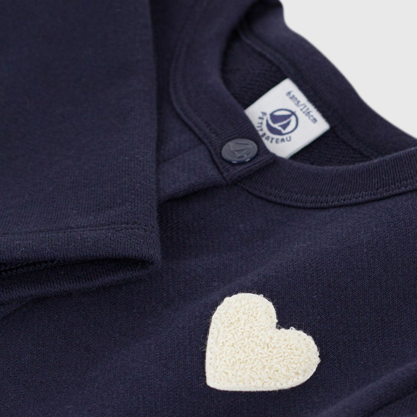 Girls Dark Blue Cotton Cardigan