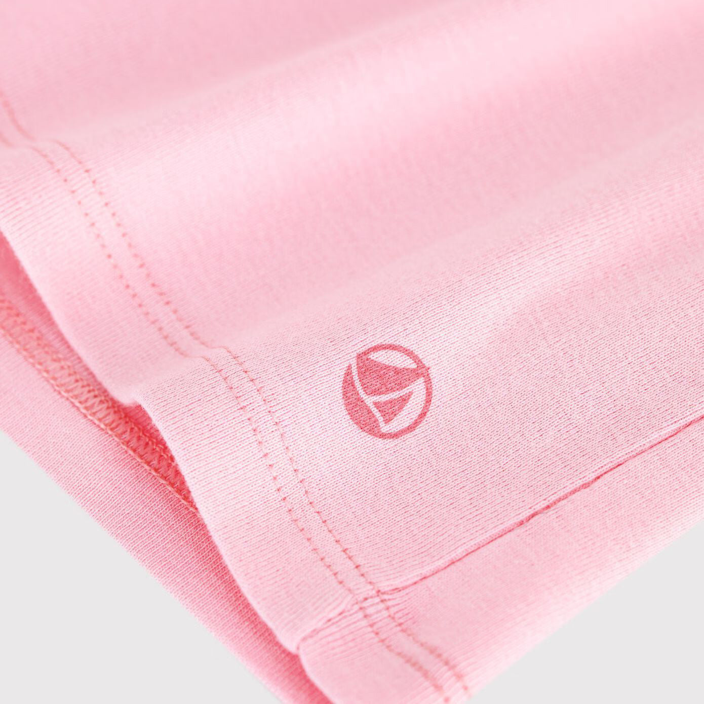Girls Pink Ruffled Cotton T-Shirt