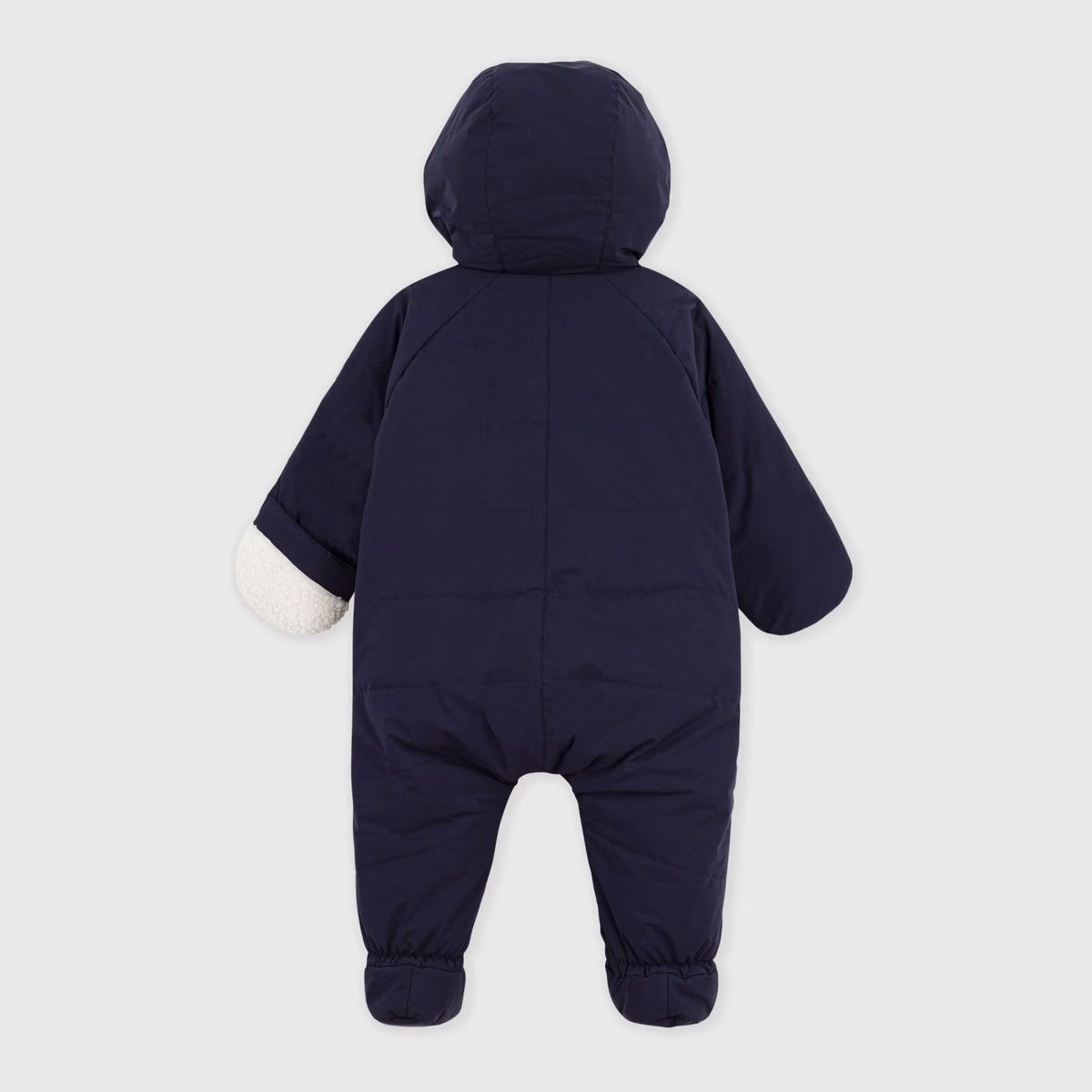 Baby Boys & Girls Navy Padded Babysuit