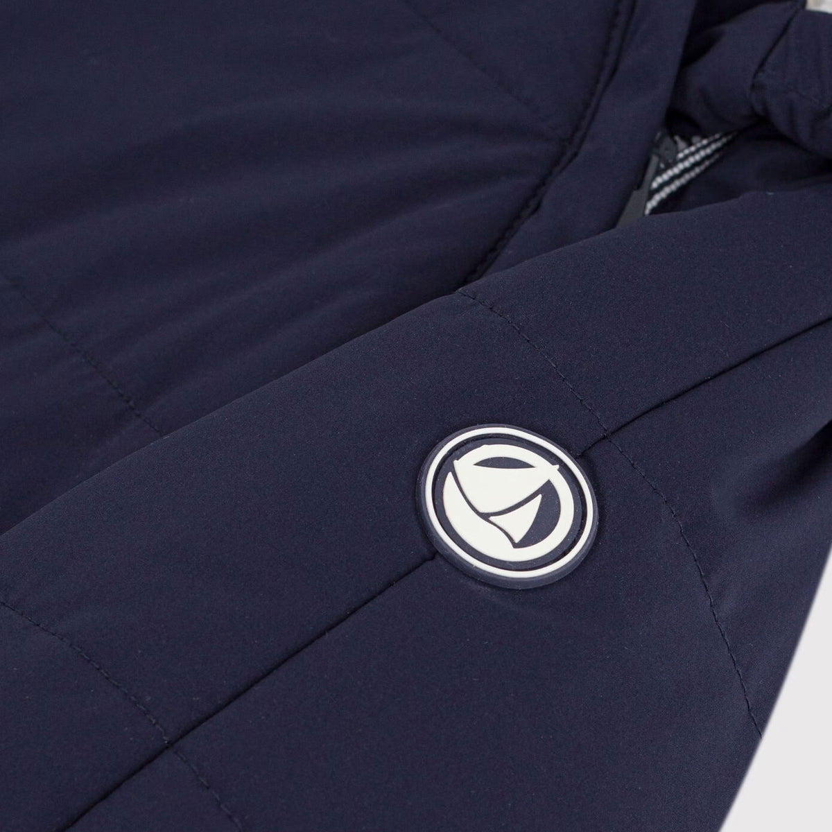 Baby Boys & Girls Navy Padded Babysuit