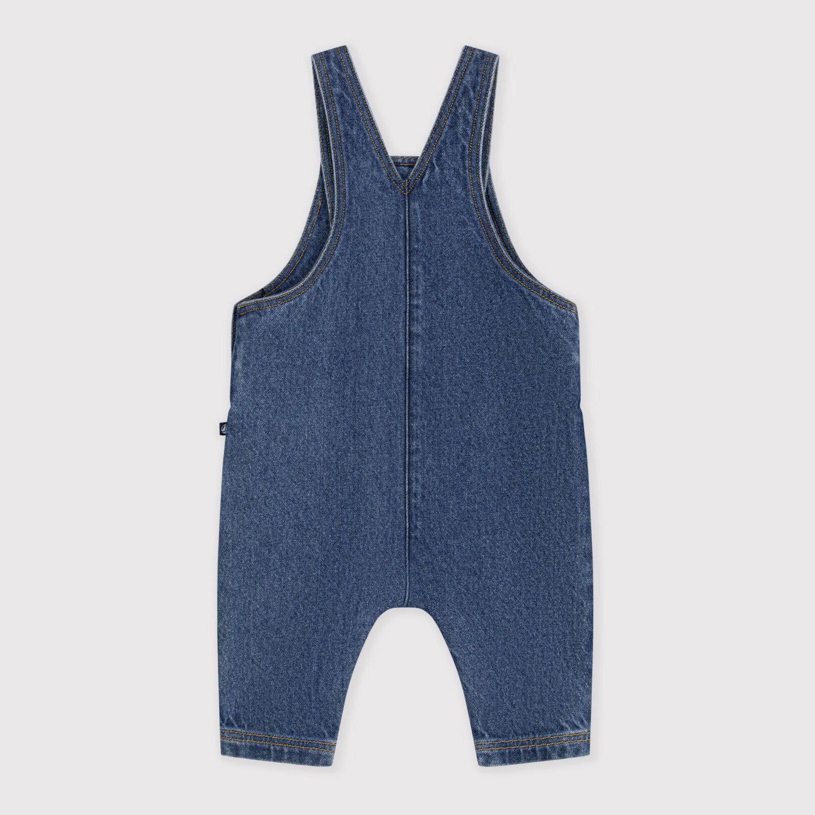 Baby Boys & Girls Blue Denim Jumpsuit