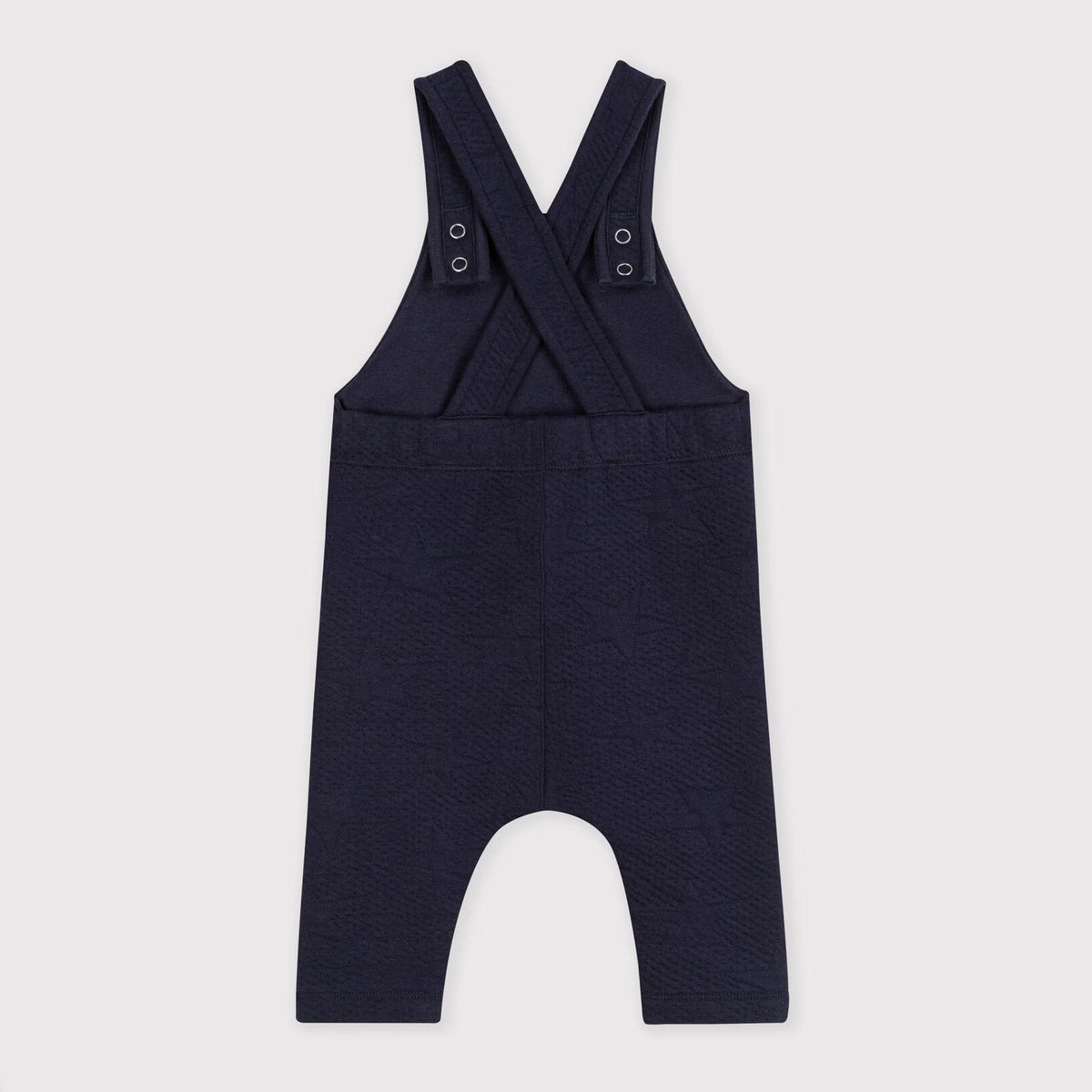 Baby Boys Navy Cotton Jumpsuit