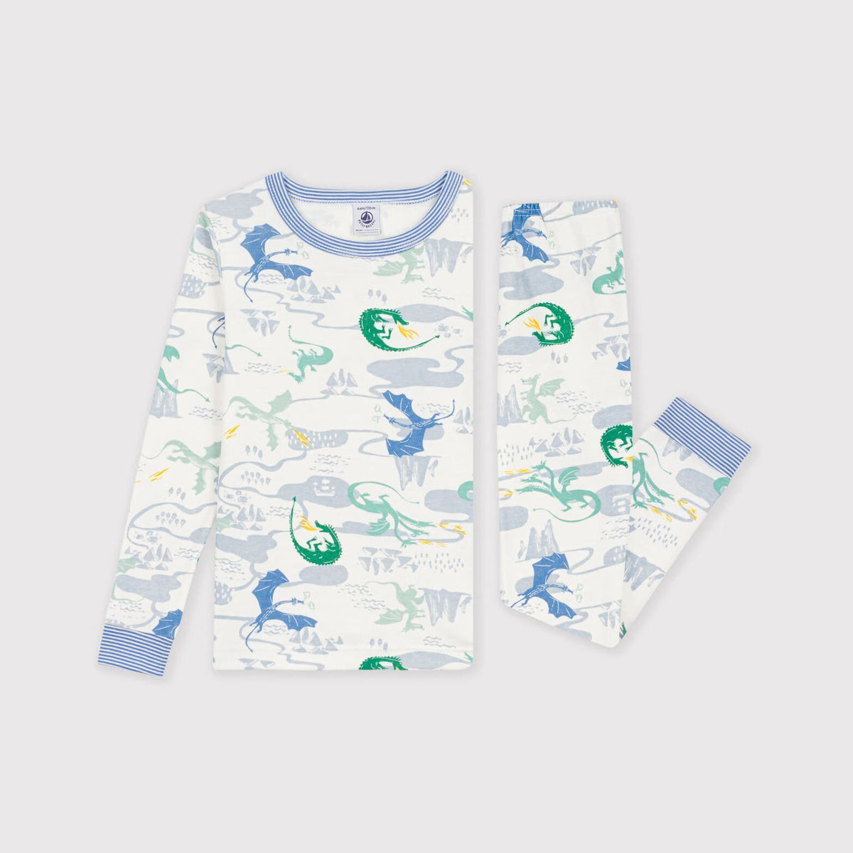 Boys Multicolor Printed Cotton Nightwear Set