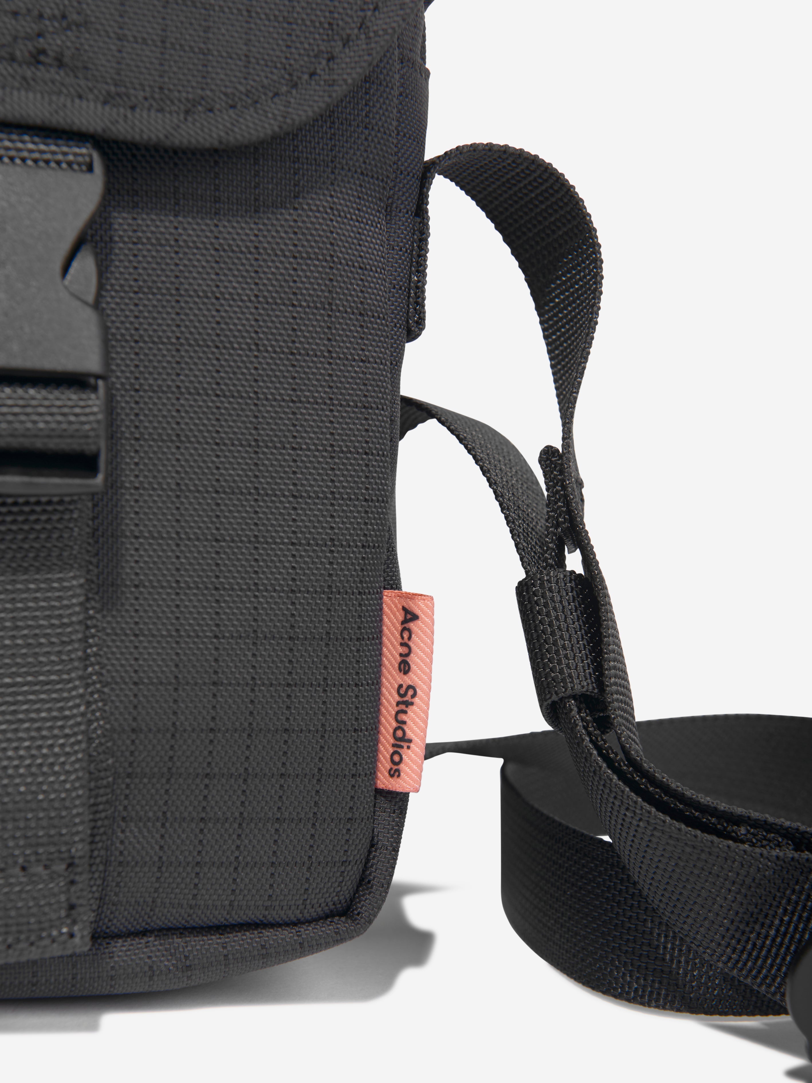Kids Nylon Crossbody Bag in Black