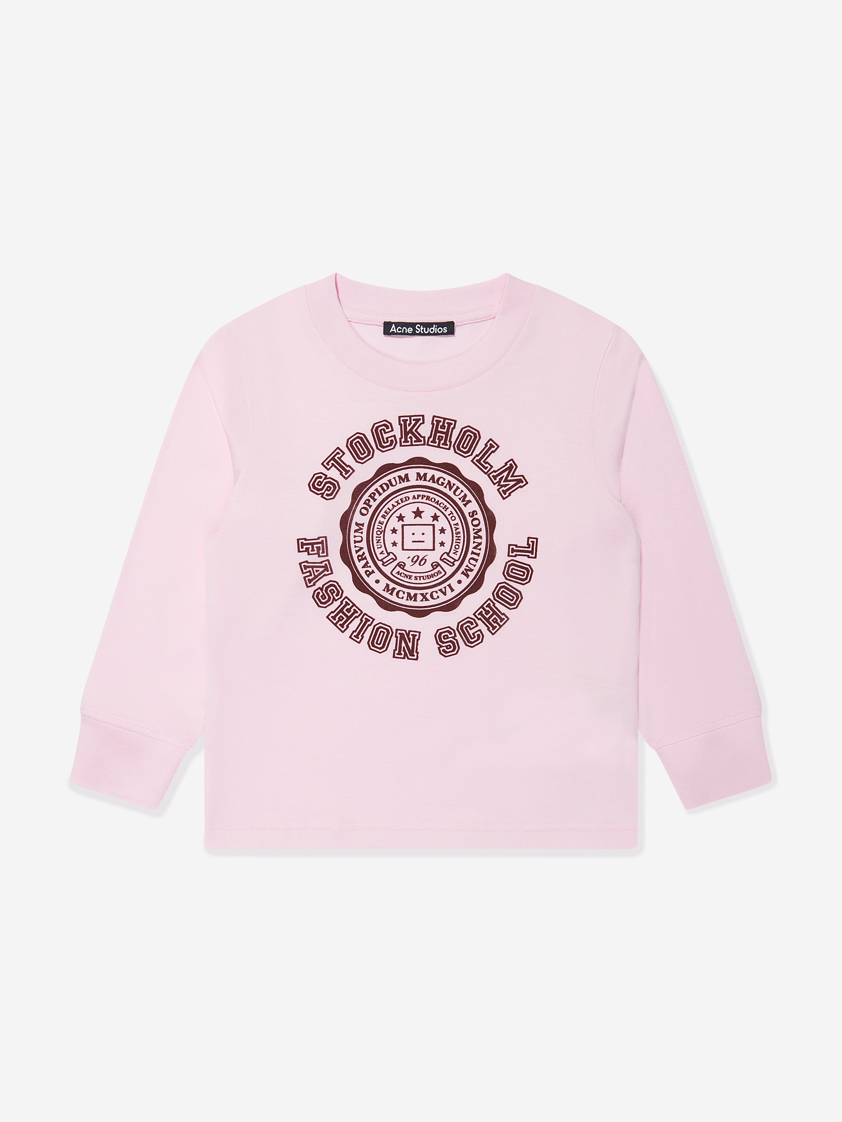 Kids Varsity Sweatshirt in Pink