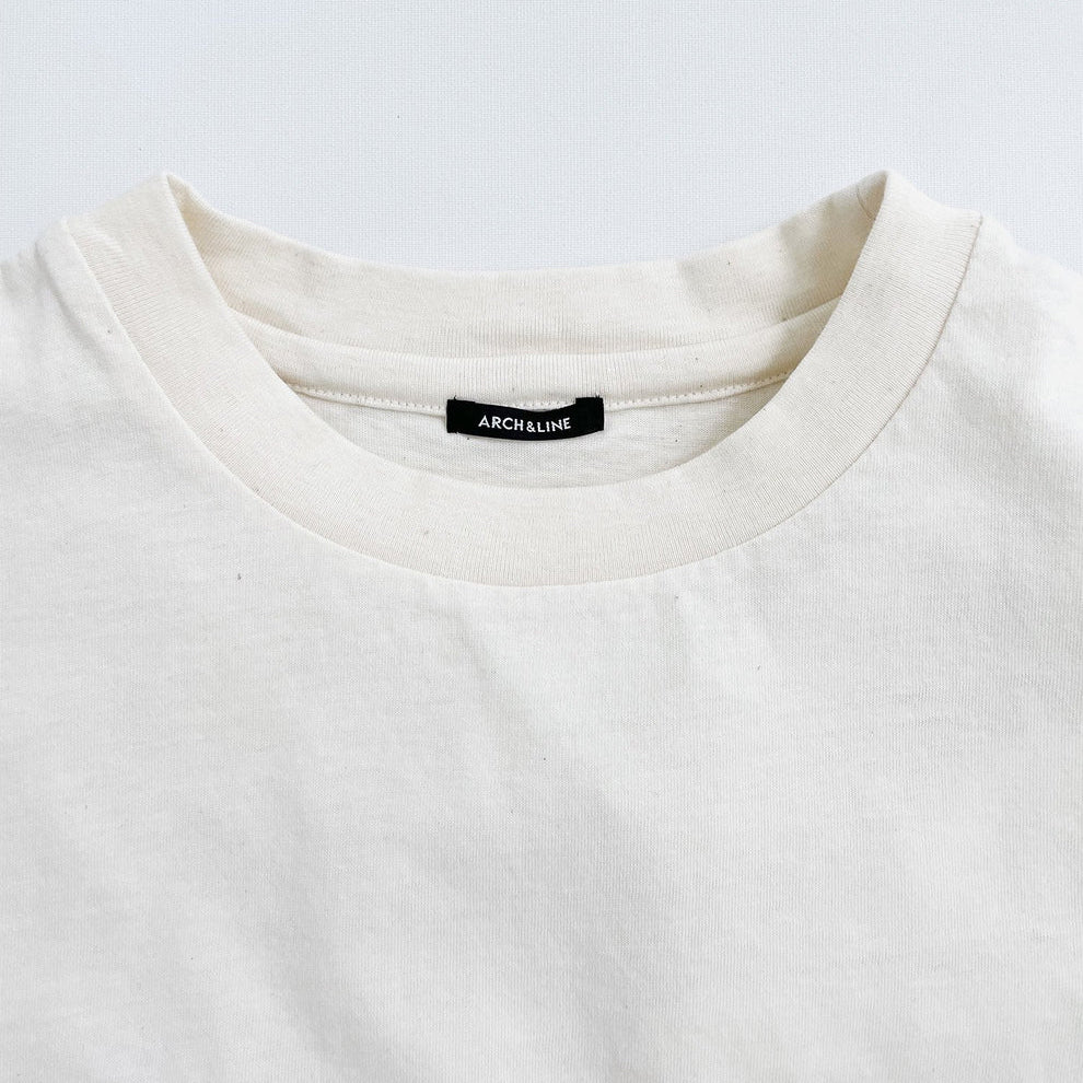 Boys & Girls White Cotton T-Shirt